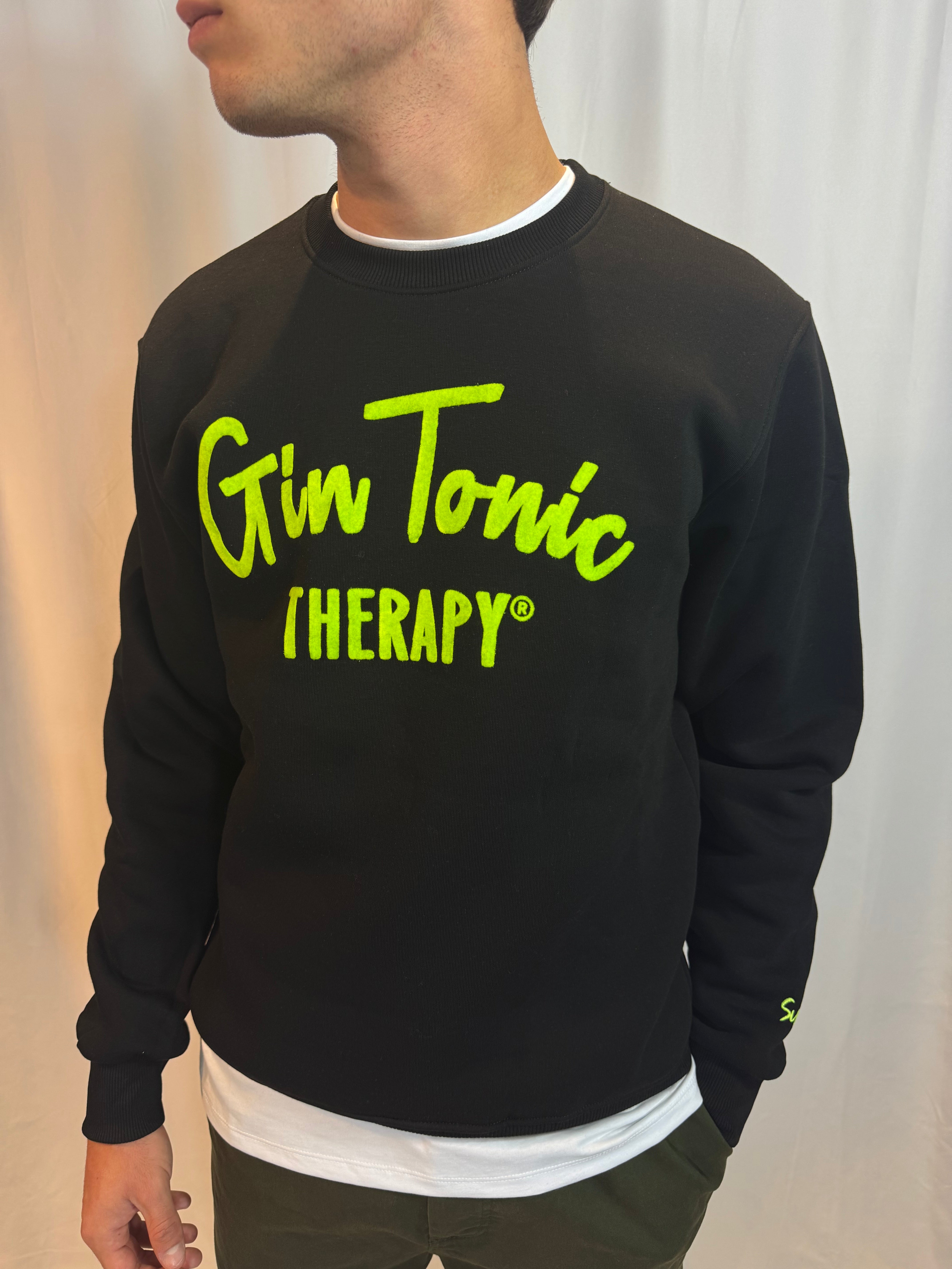 FELPA GIN TONIC THERAPY NERA SUPERCULTURE
