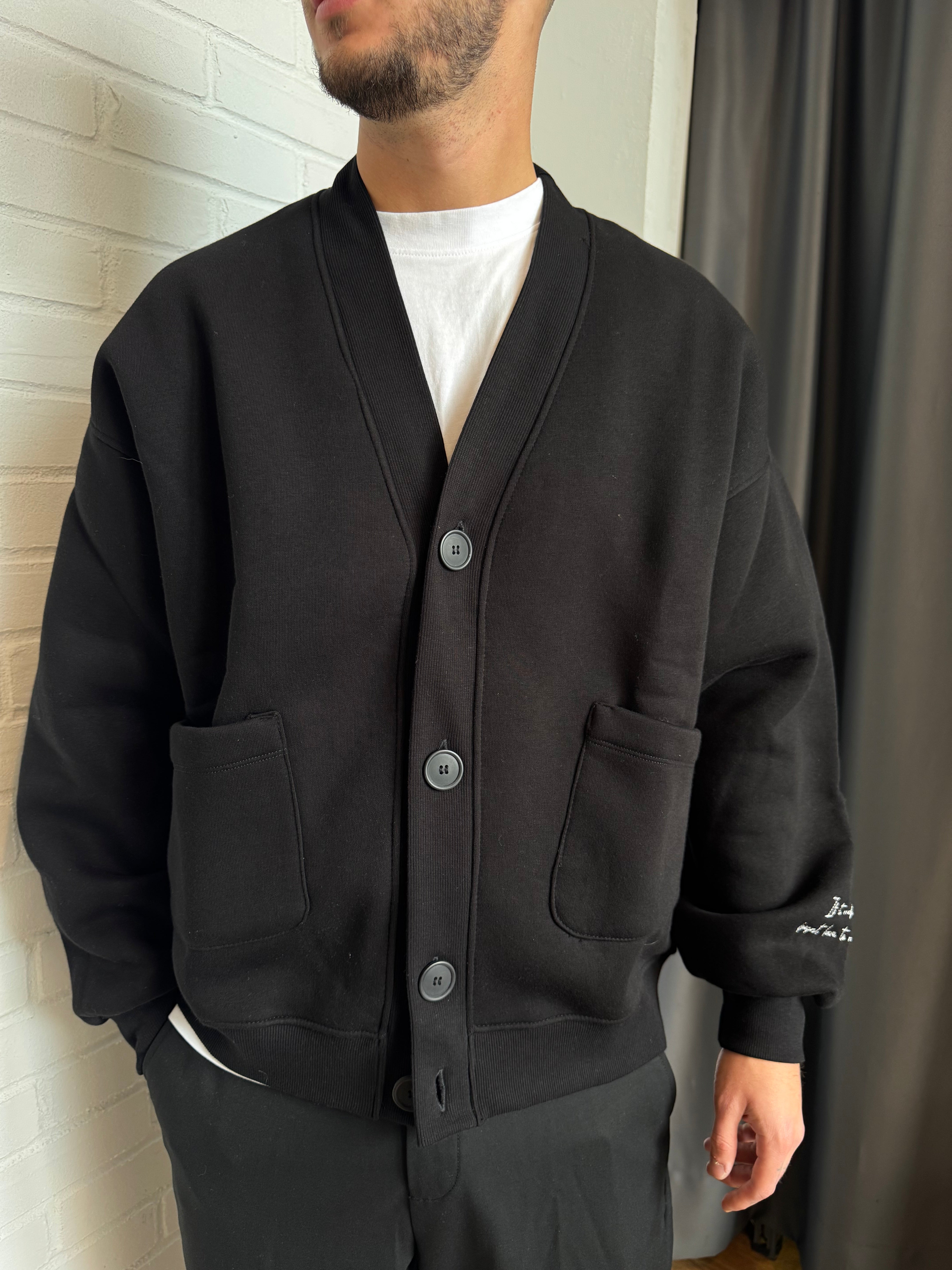 CARDIGAN NERO IMPERIAL