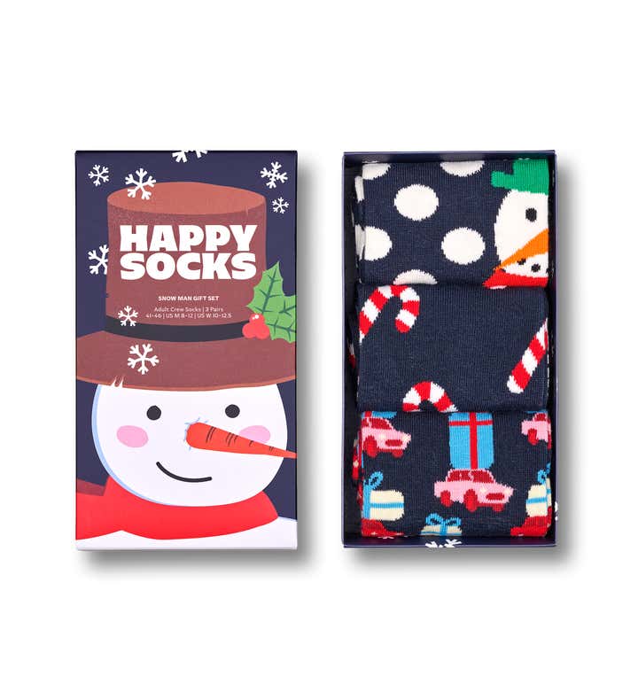 HAPPY SOCKS HOLIDAY NAVY GIFT SET
