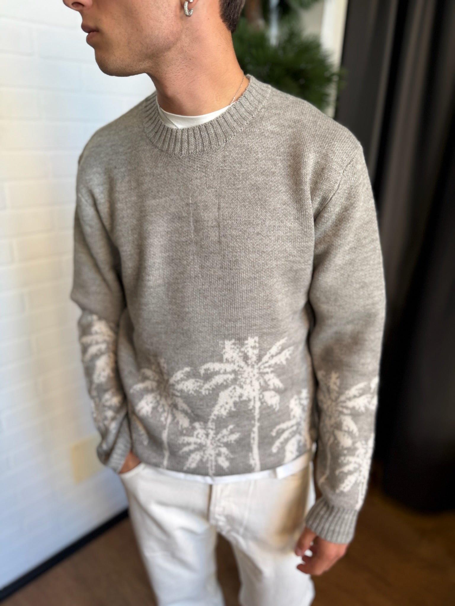 MAGLIONE TOOCO "MALIBU" GREY