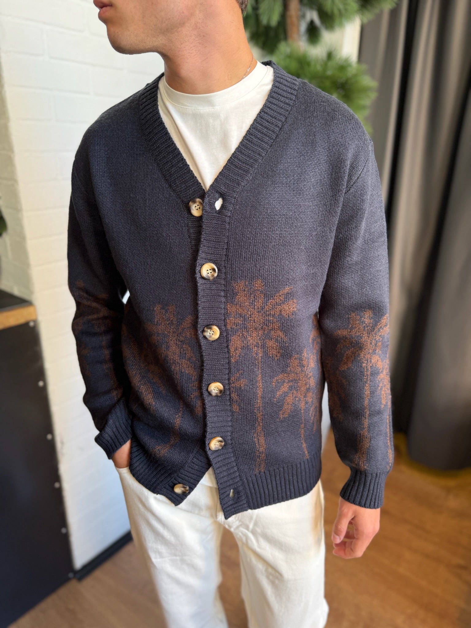 CARDIGAN TOOCO "MALIBU" NAVY