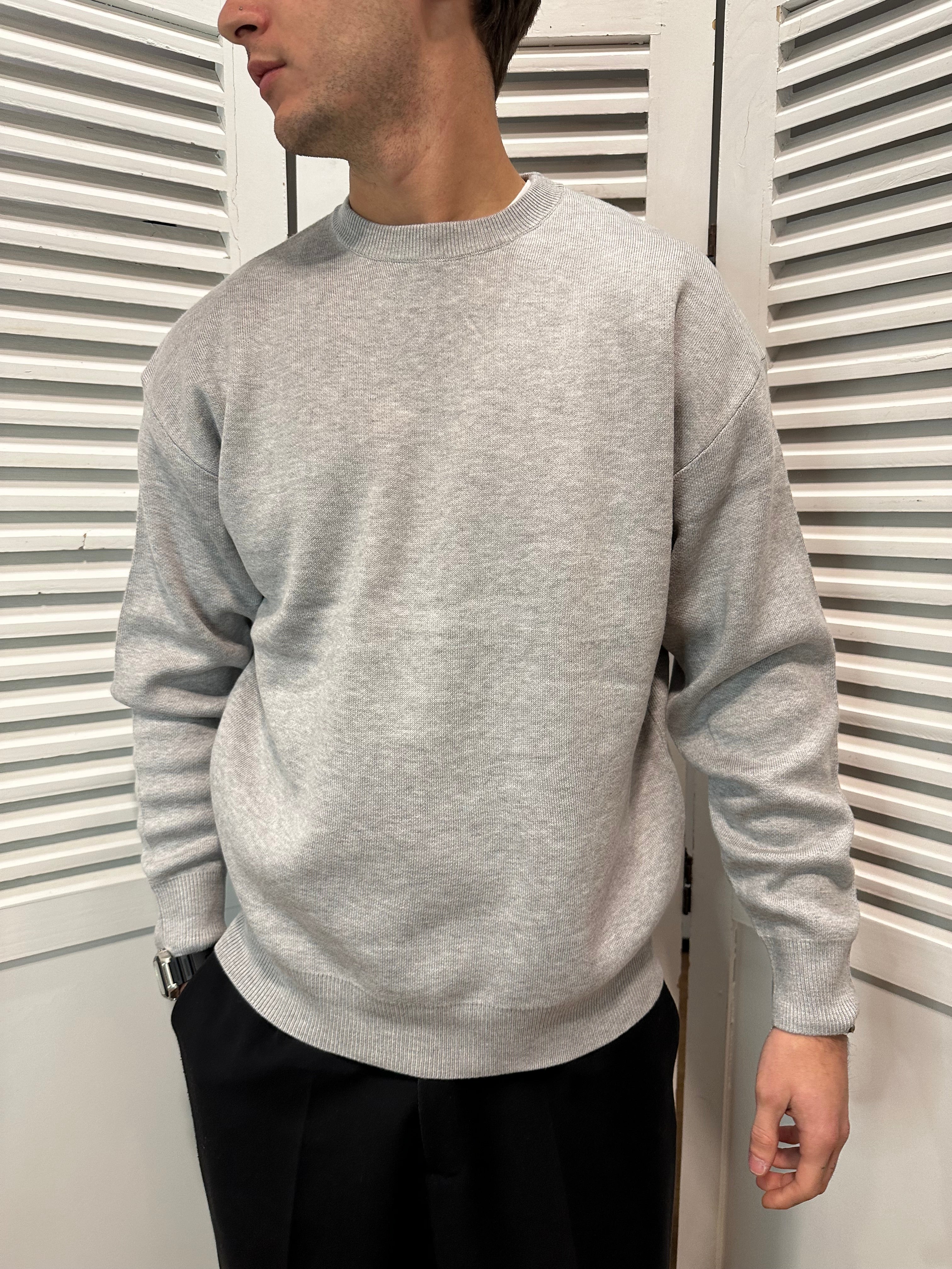 Maglione grigio kutter