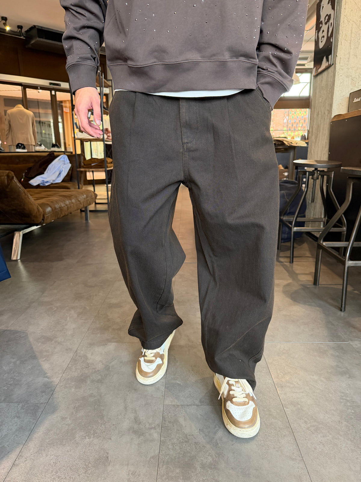 Pantalone balloon della linea Double Label Gianni Lupo