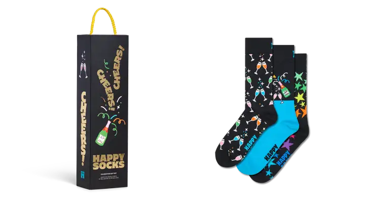 HAPPY SOCKS CELEBRATION GIFT SET 3PZ