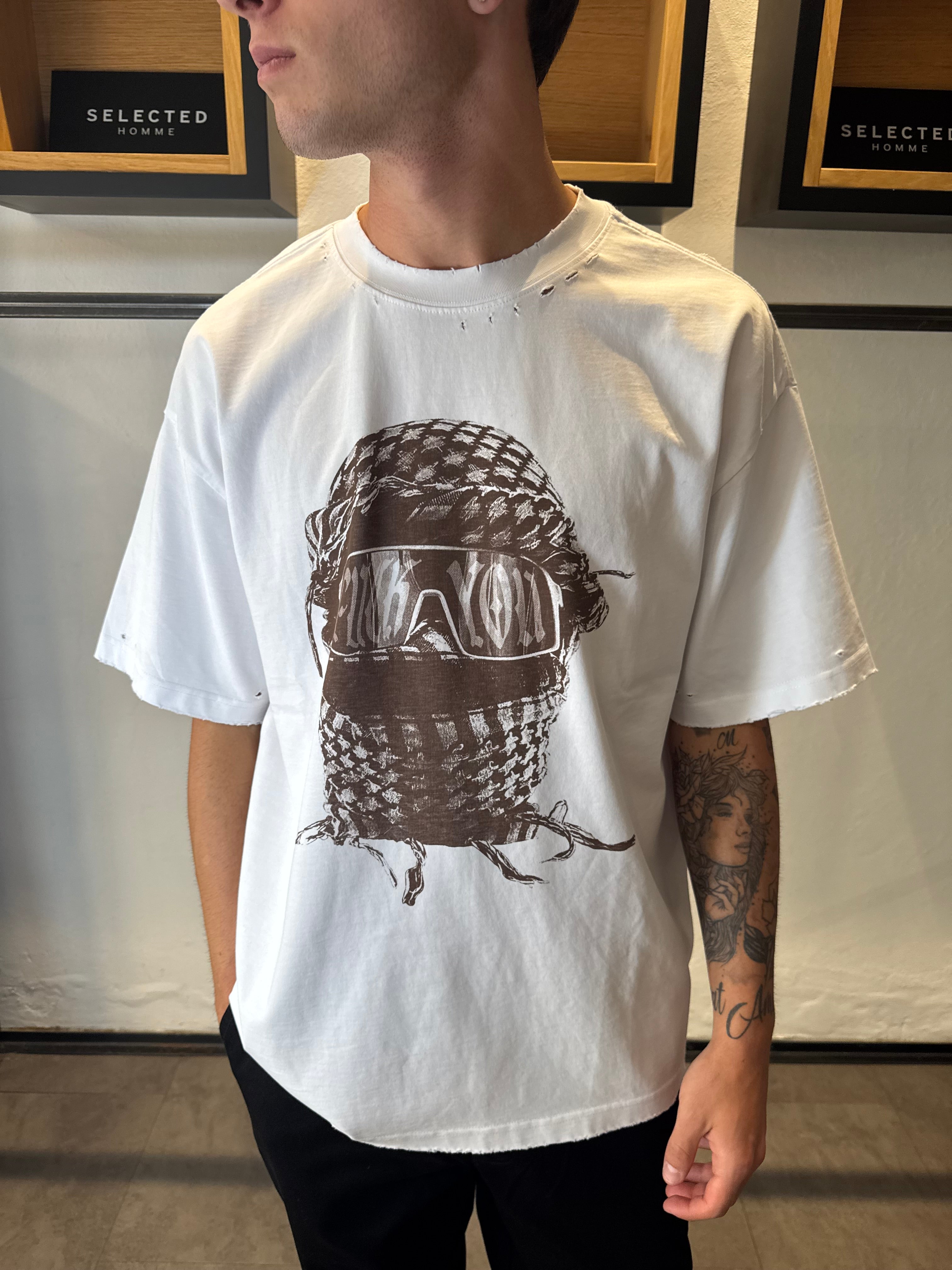 T-SHIRT DESERTO BIANCA