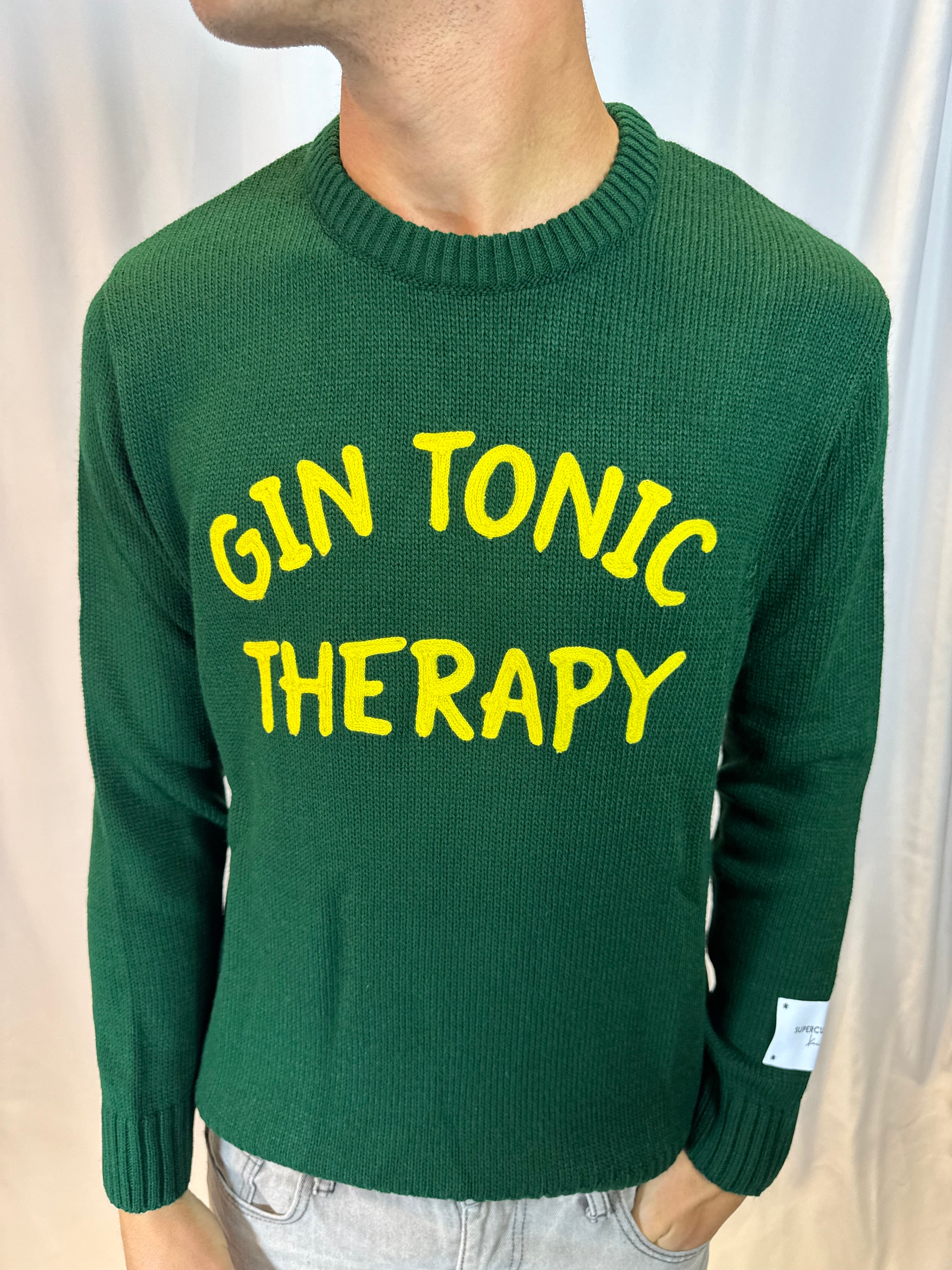 MAGLIONCINO GIN TONIC THERAPY VERDE SUPERCULTURE