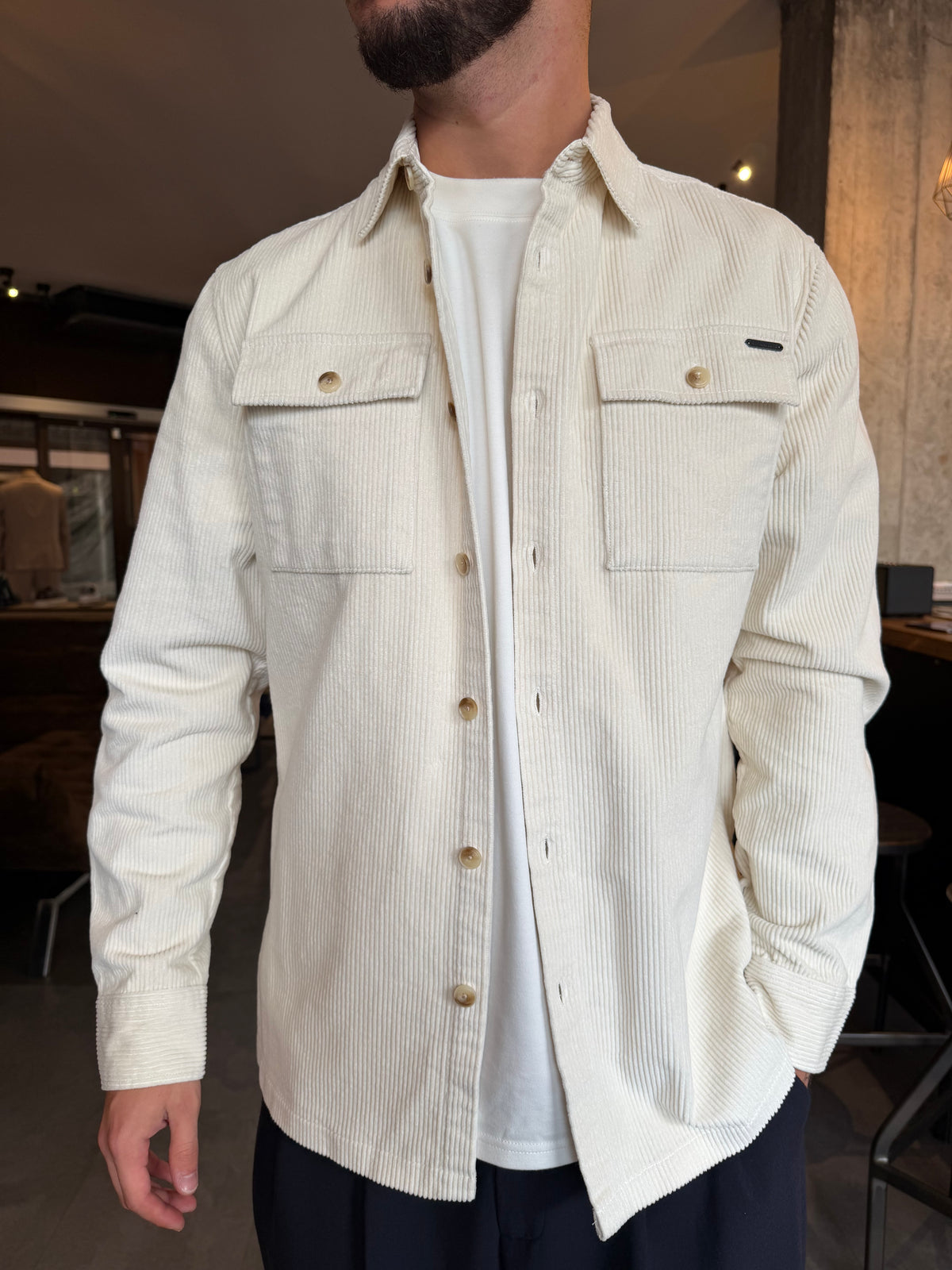 Overshirt velluto GIANNI LUPO