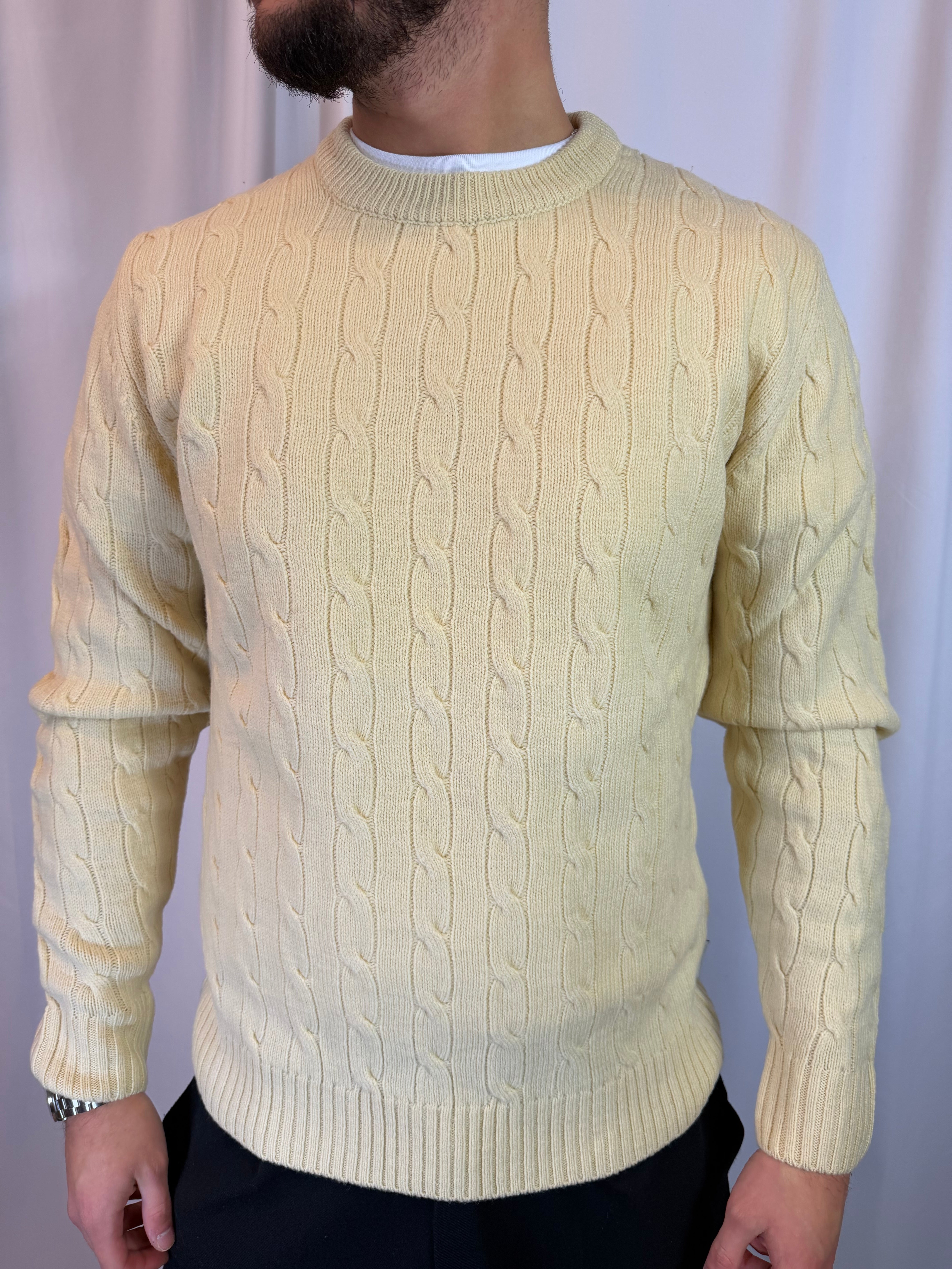 MAGLIONE INTRECCIATO BERNA (COLORI)