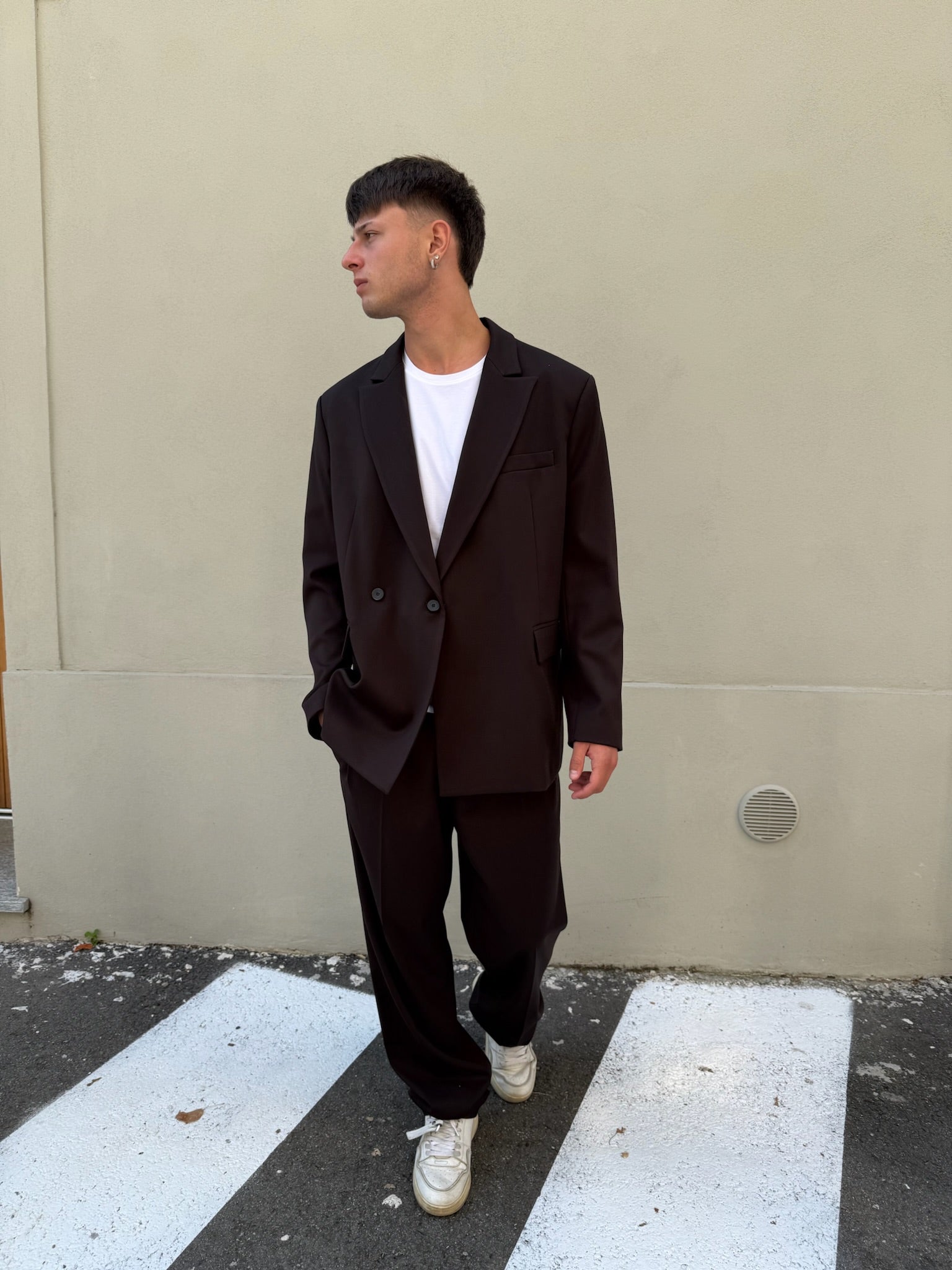 BLAZER OVER CIOCCOLATO IMPERIAL