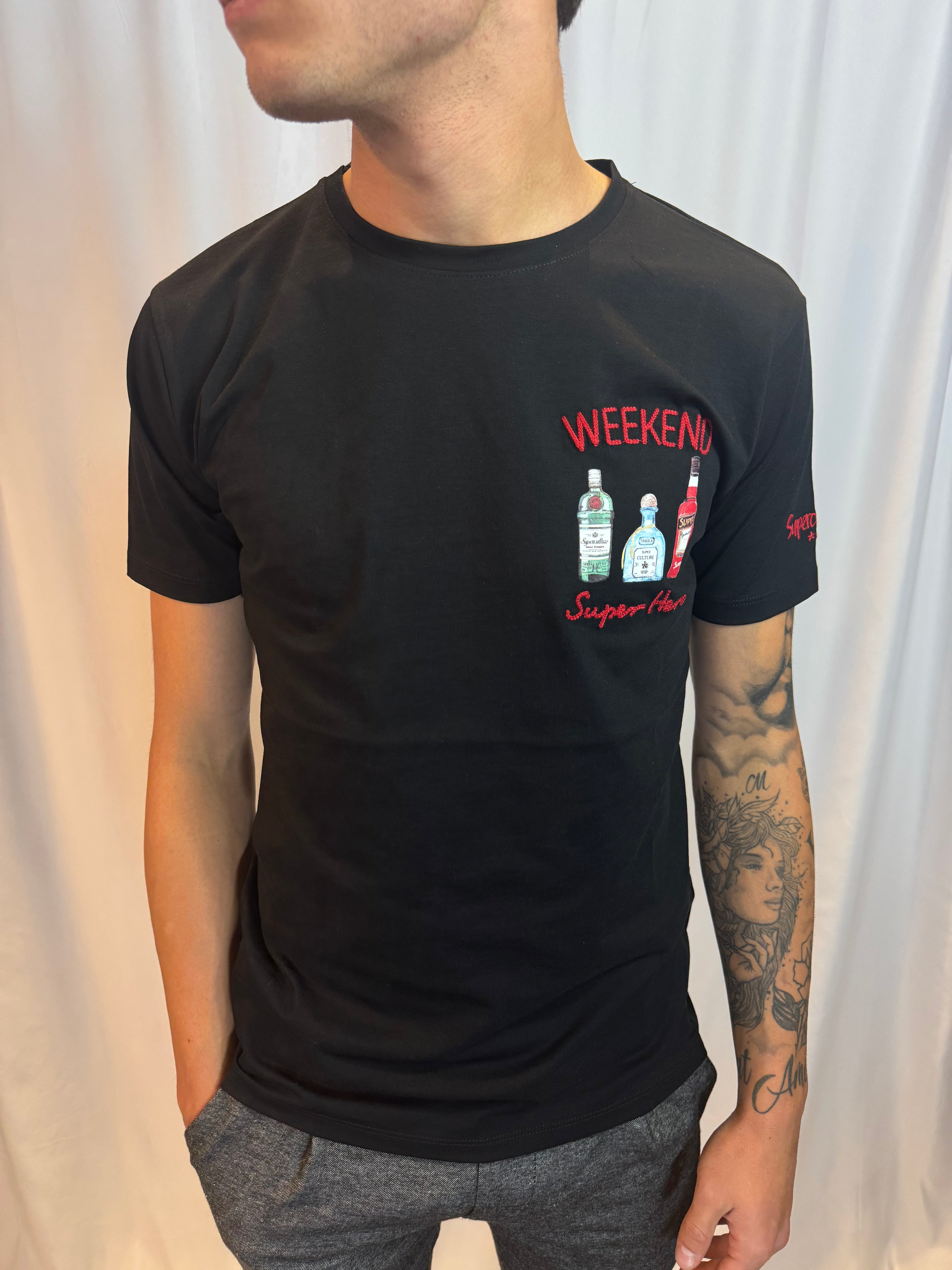 T-SHIRT WEEKEND SUPERCULTURE (COLORI)