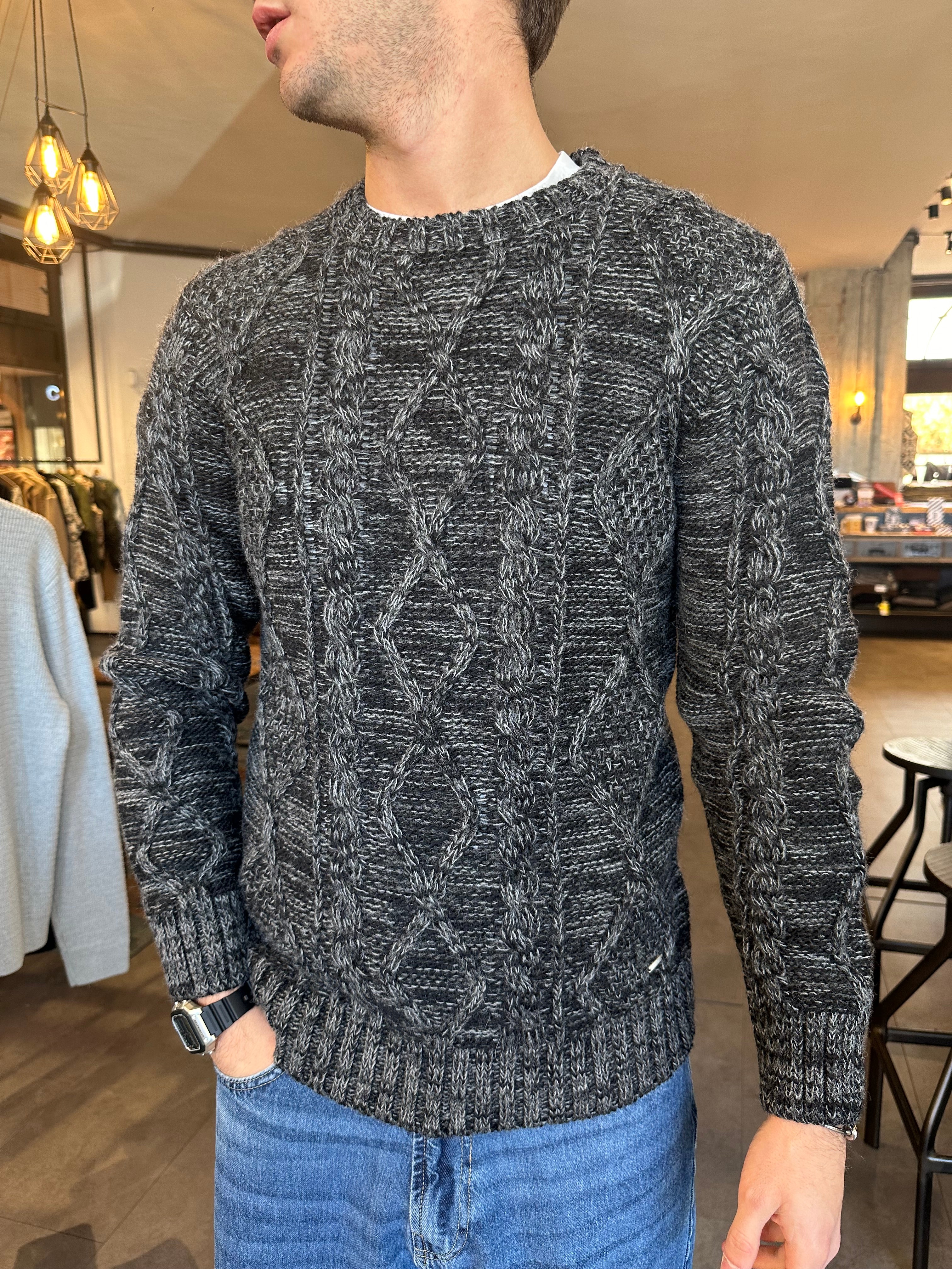 Maglione grey gianni lupo