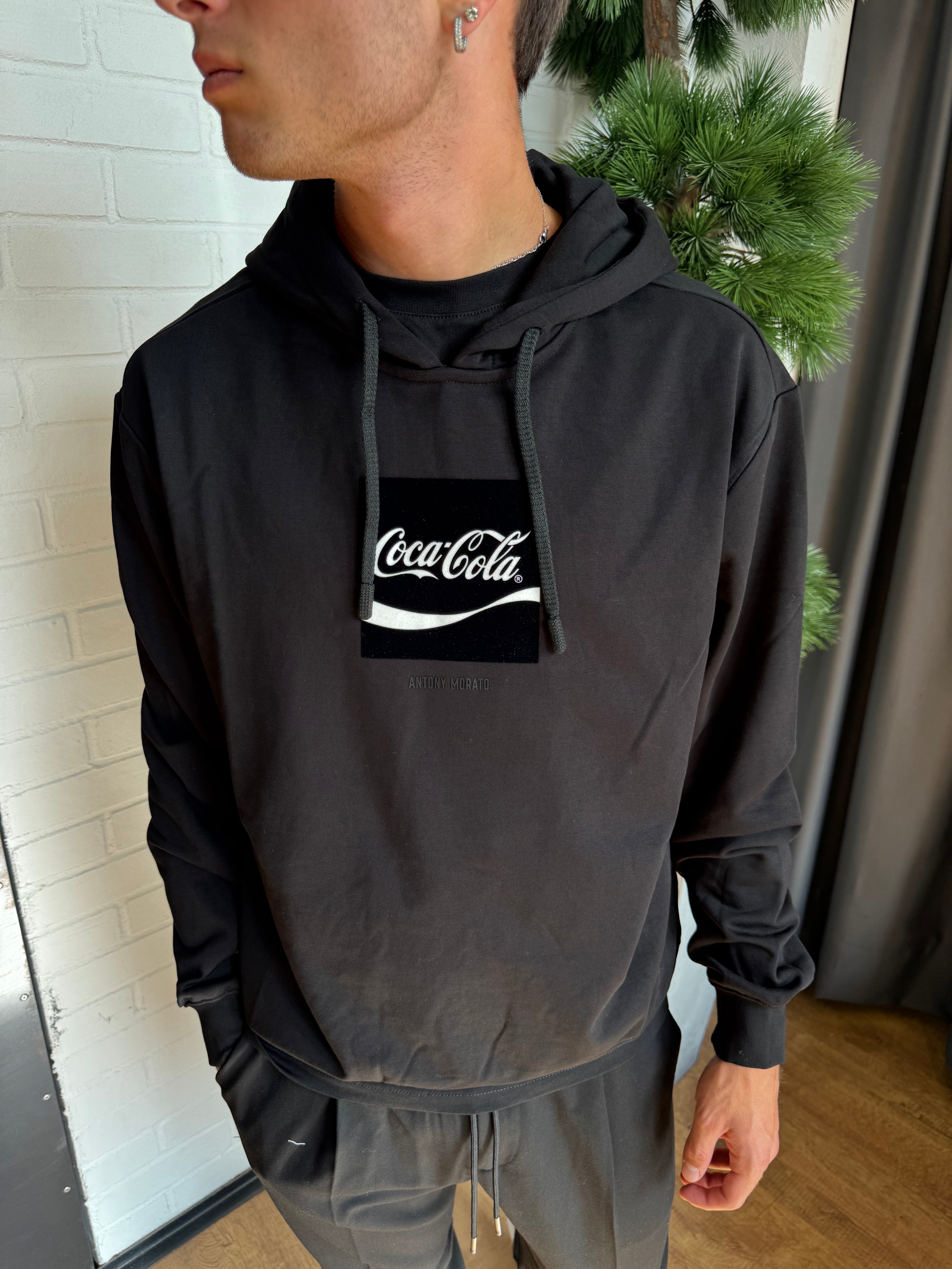 FELPA COCA COLA MORATO NERA