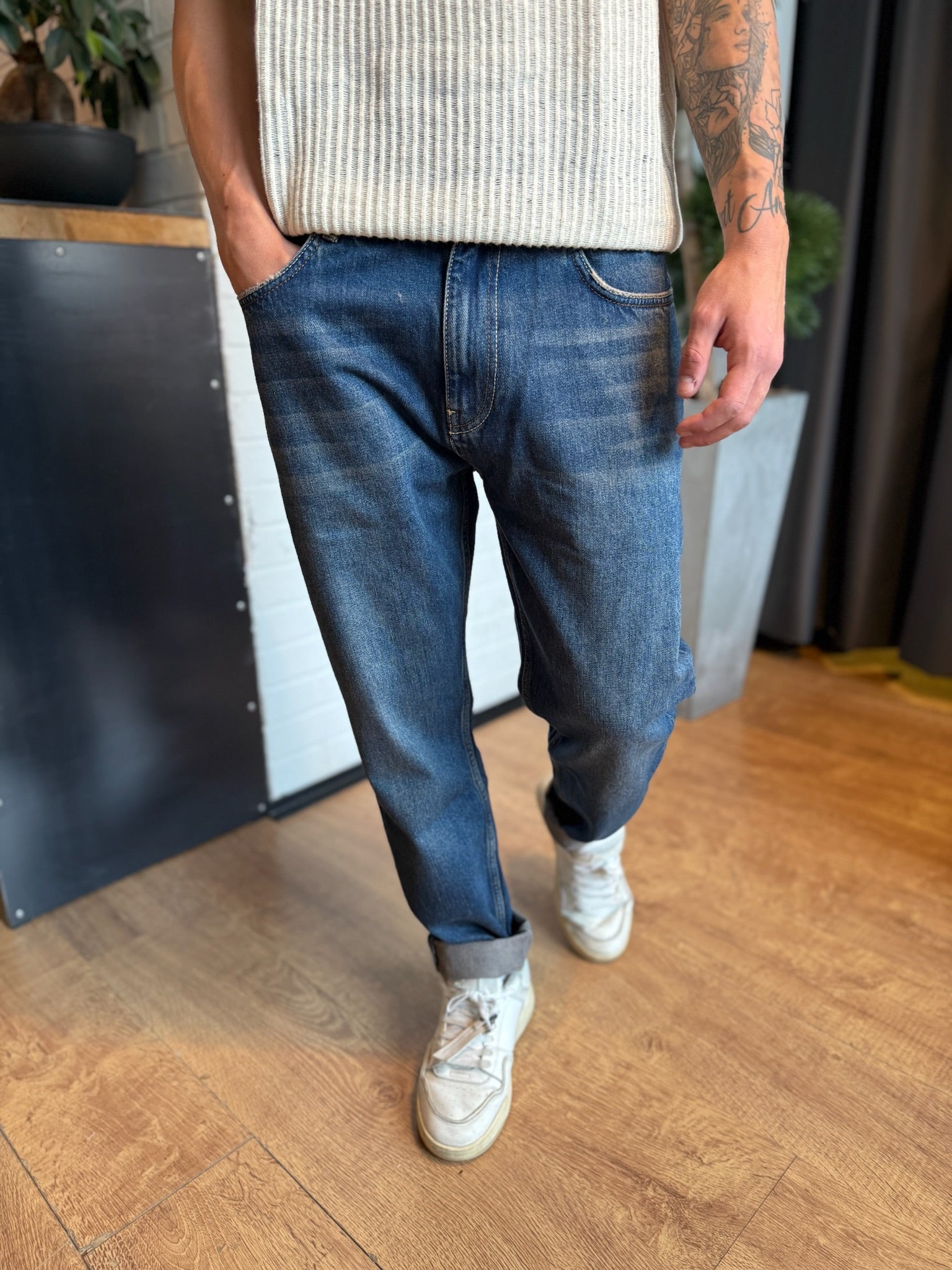 JEANS PONT CROPPED YELLOWSTONE CLASSICO