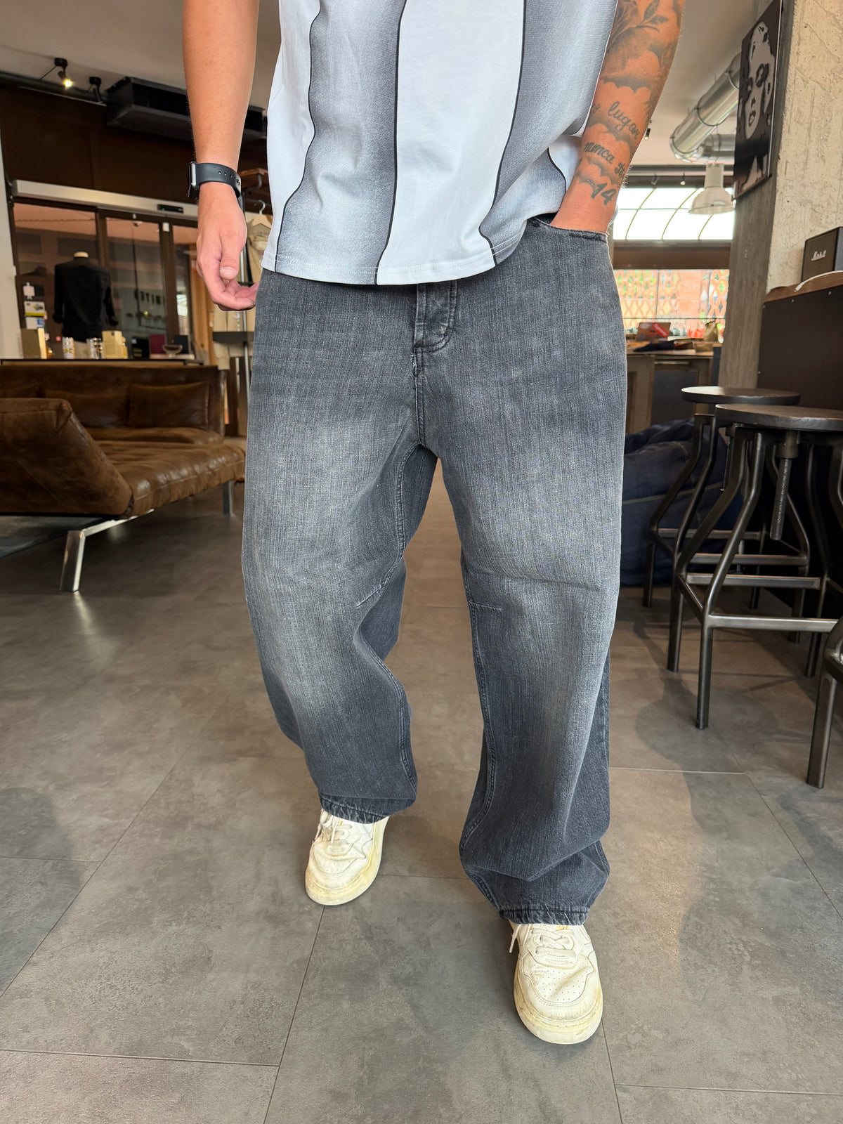 Jeans baloon nero QYB