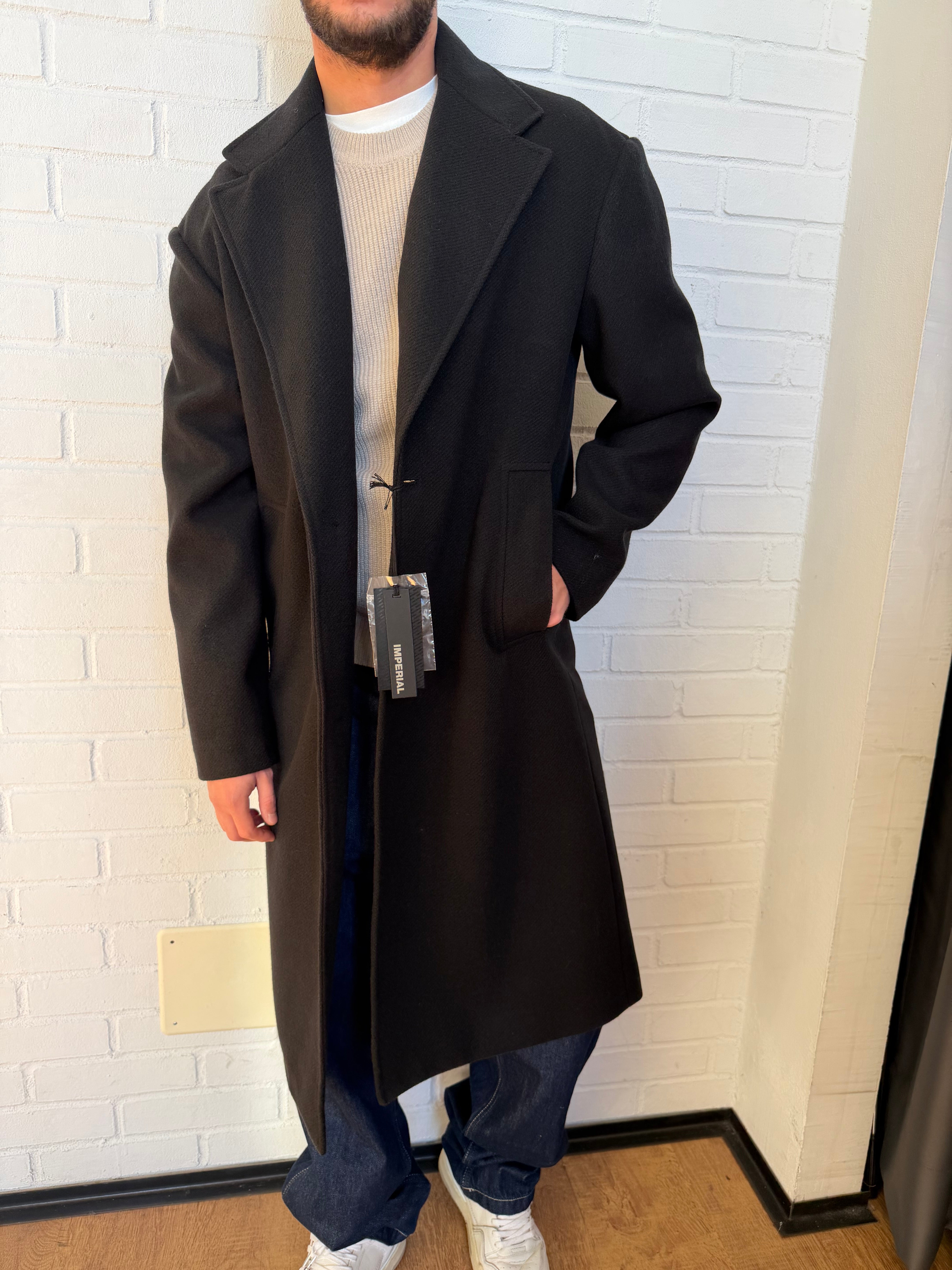 CAPPOTTO OVERSIZE IMPERIAL NERO