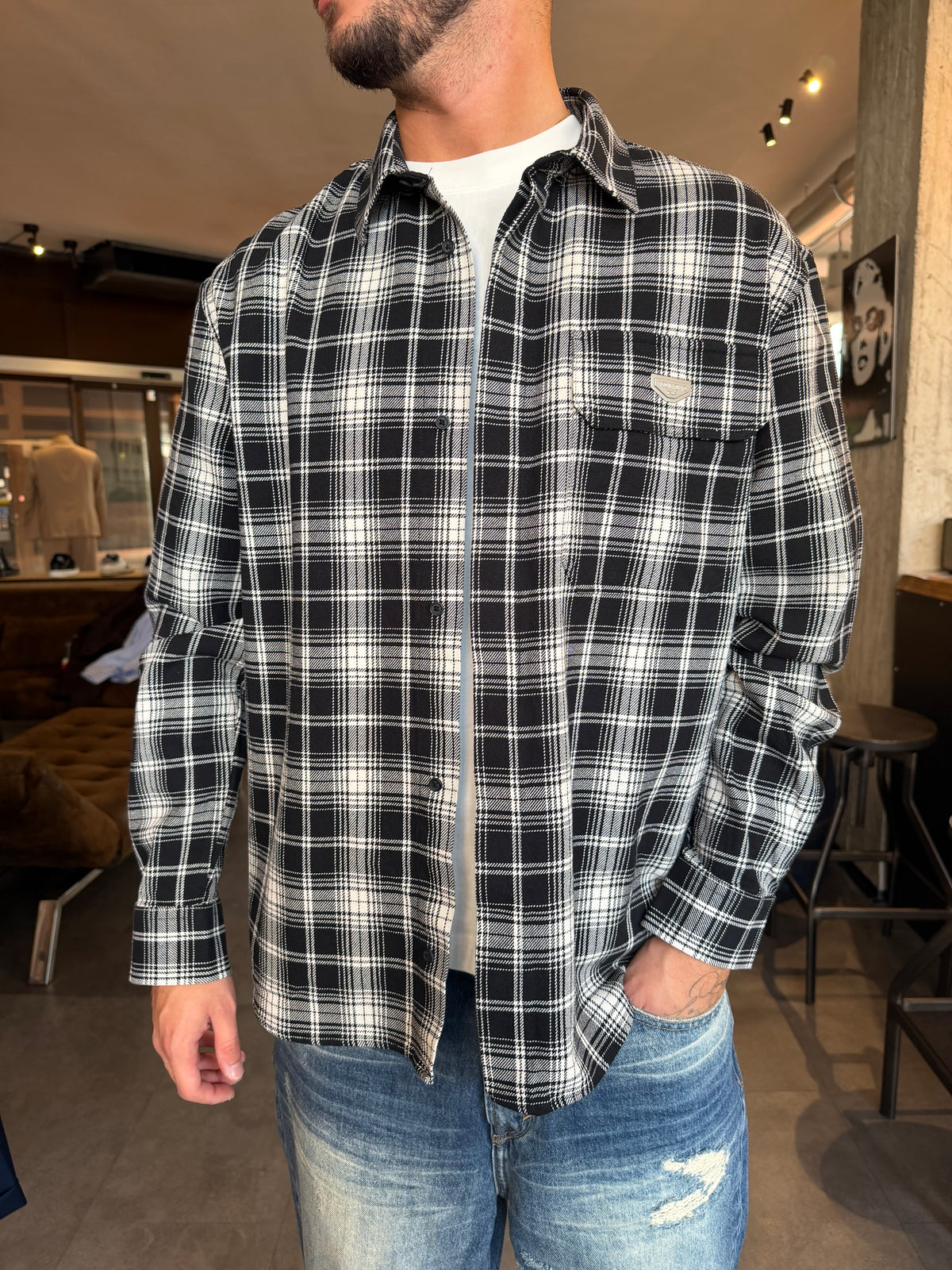 Camicia a quadri Morato