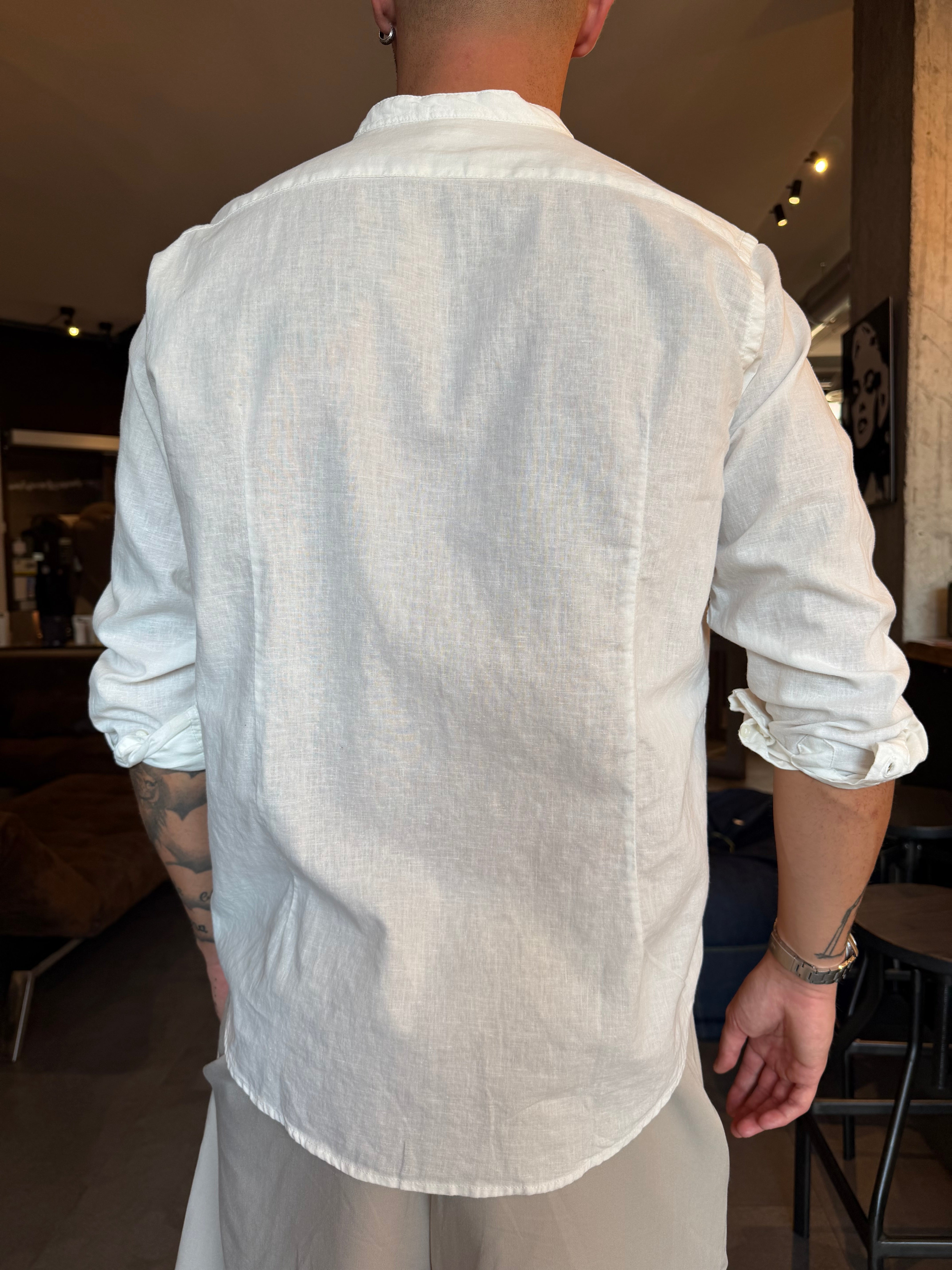Camicia coreana in lino Imperial