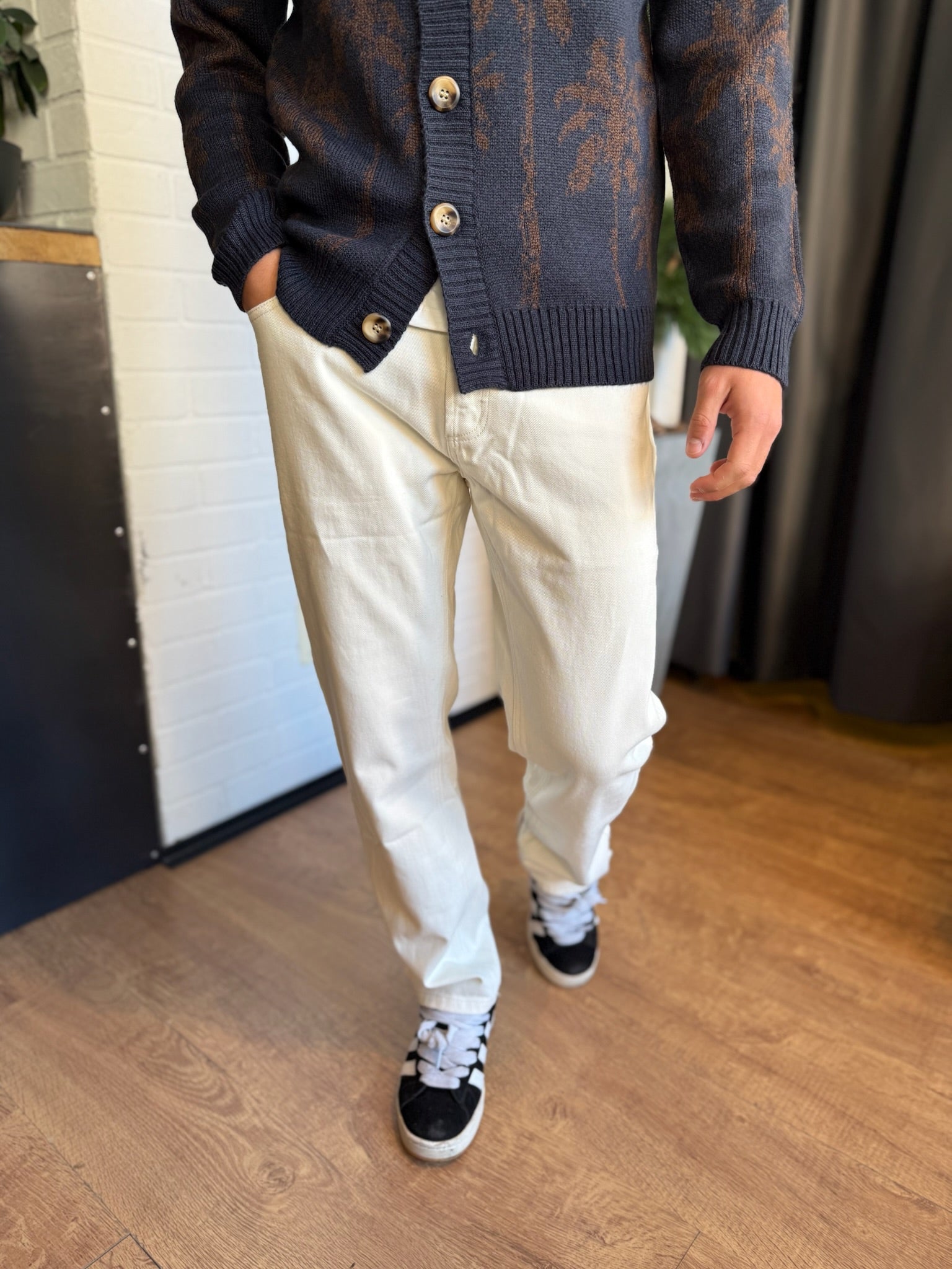 JEANS TOOCO WHITE