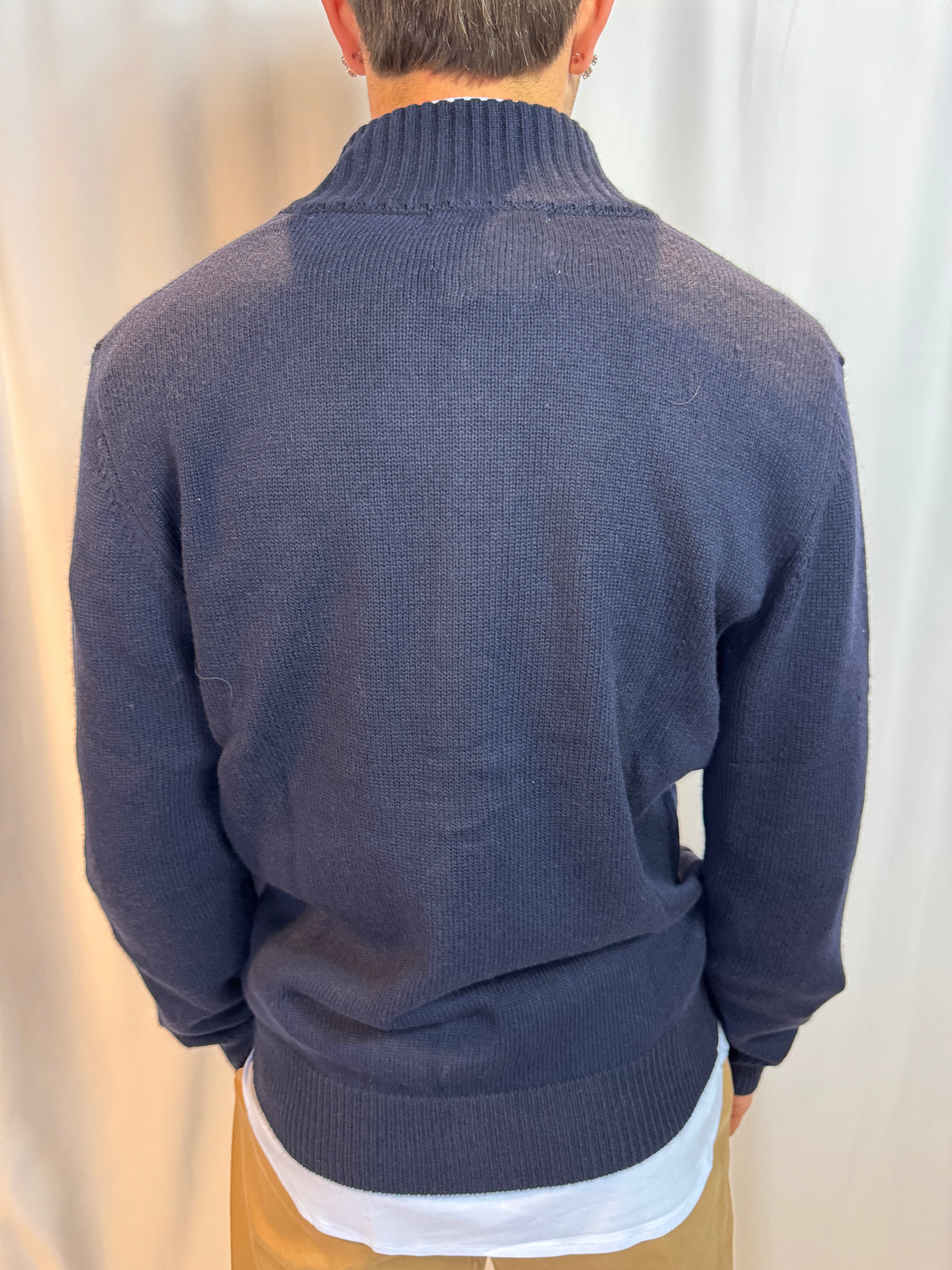 CARDIGAN BLU GIANNI LUPO