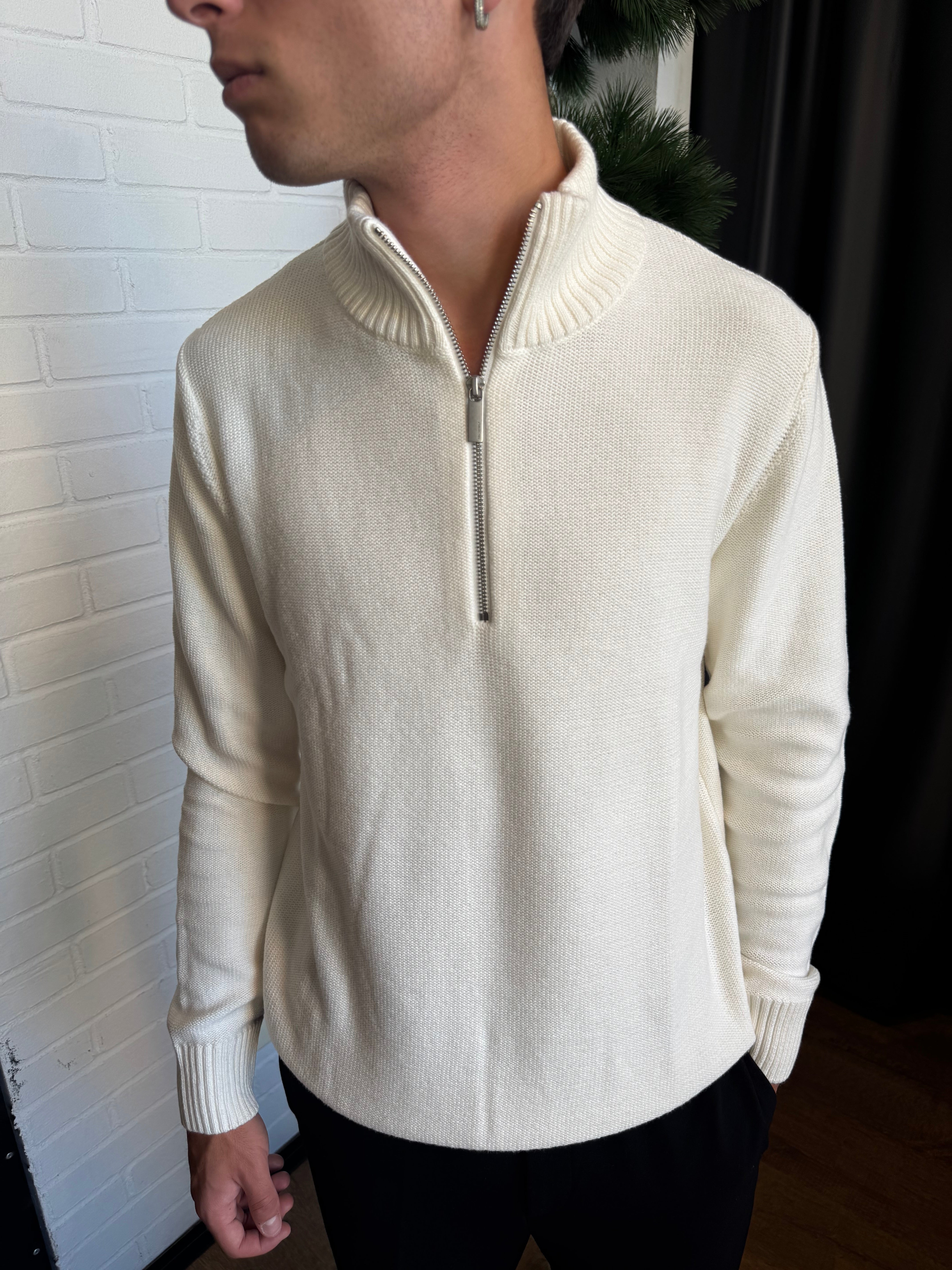 MAGLIONE MEZZA ZIP SELECTED