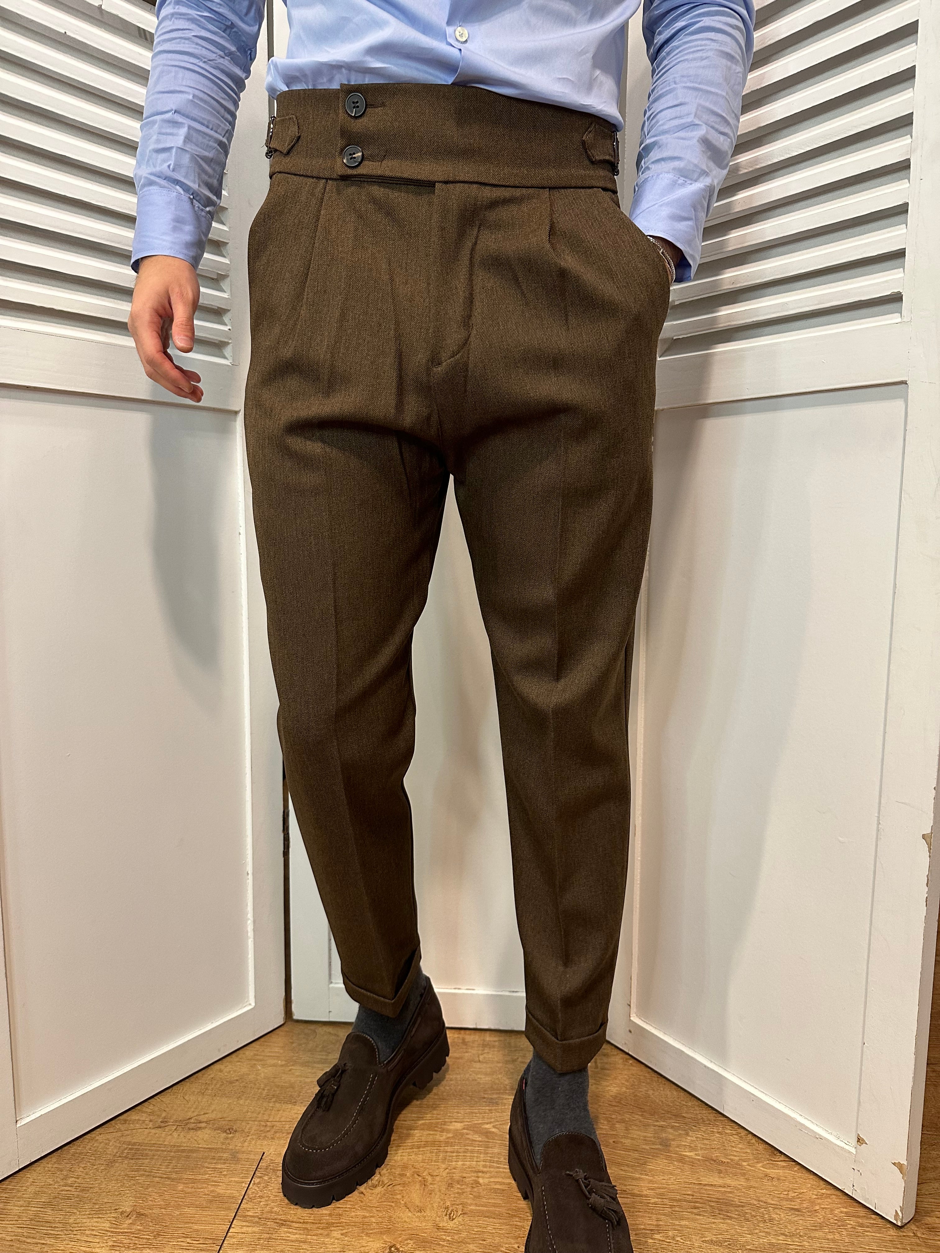 Pantalone vita alta napoletano