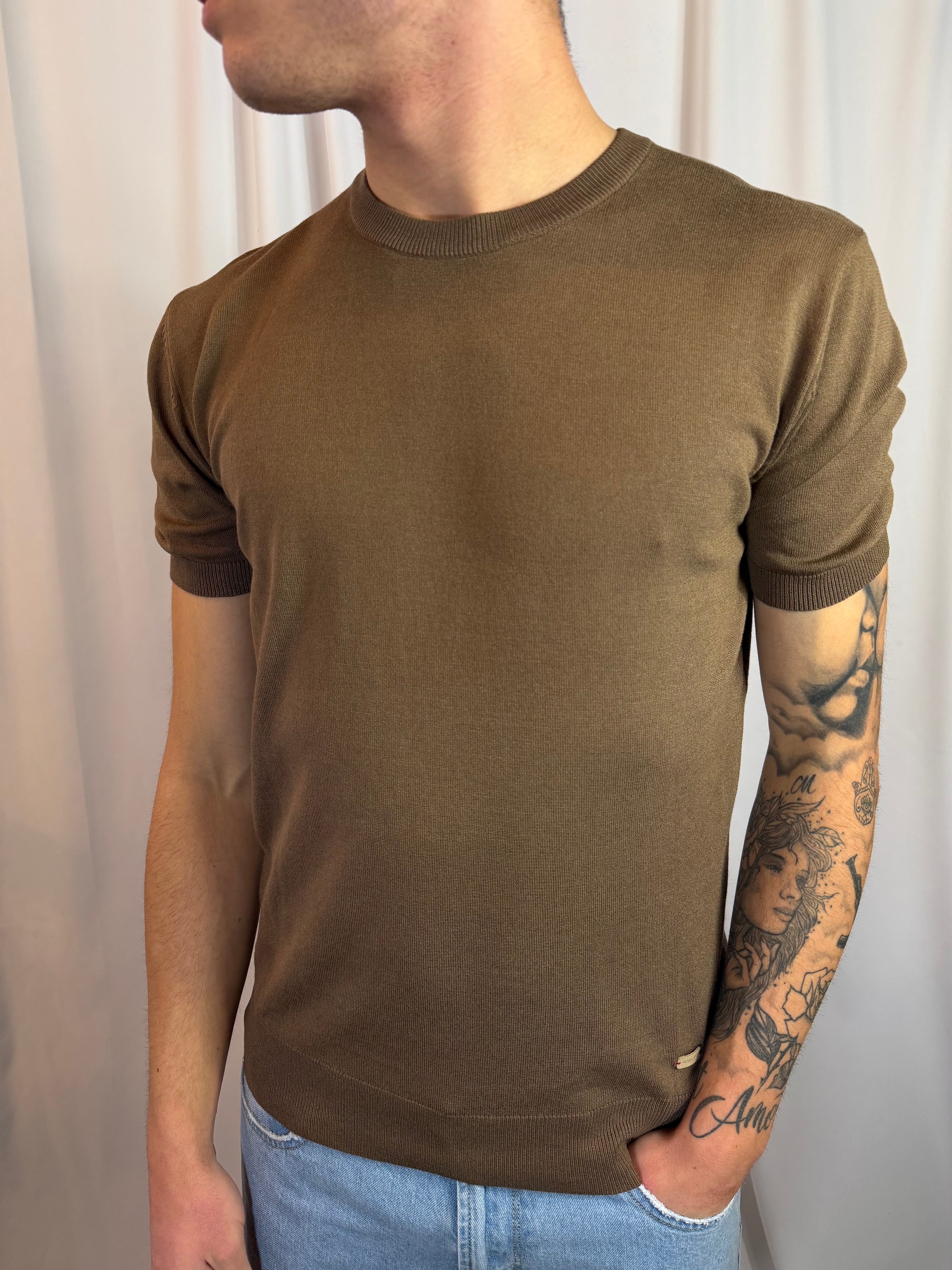 T-shirt in filo Gianni Lupo (Colori)