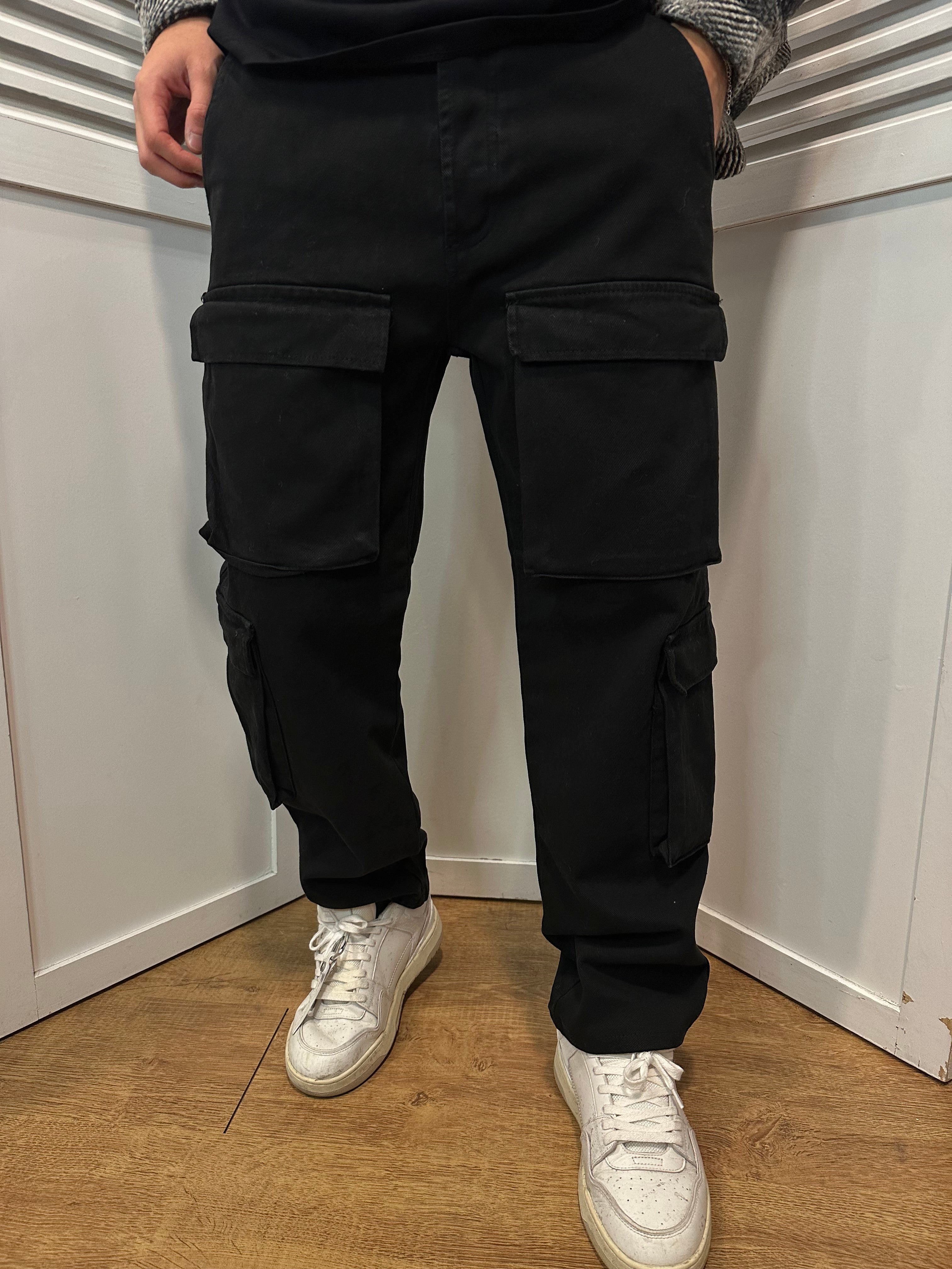 Jeans cargo baggy kutter