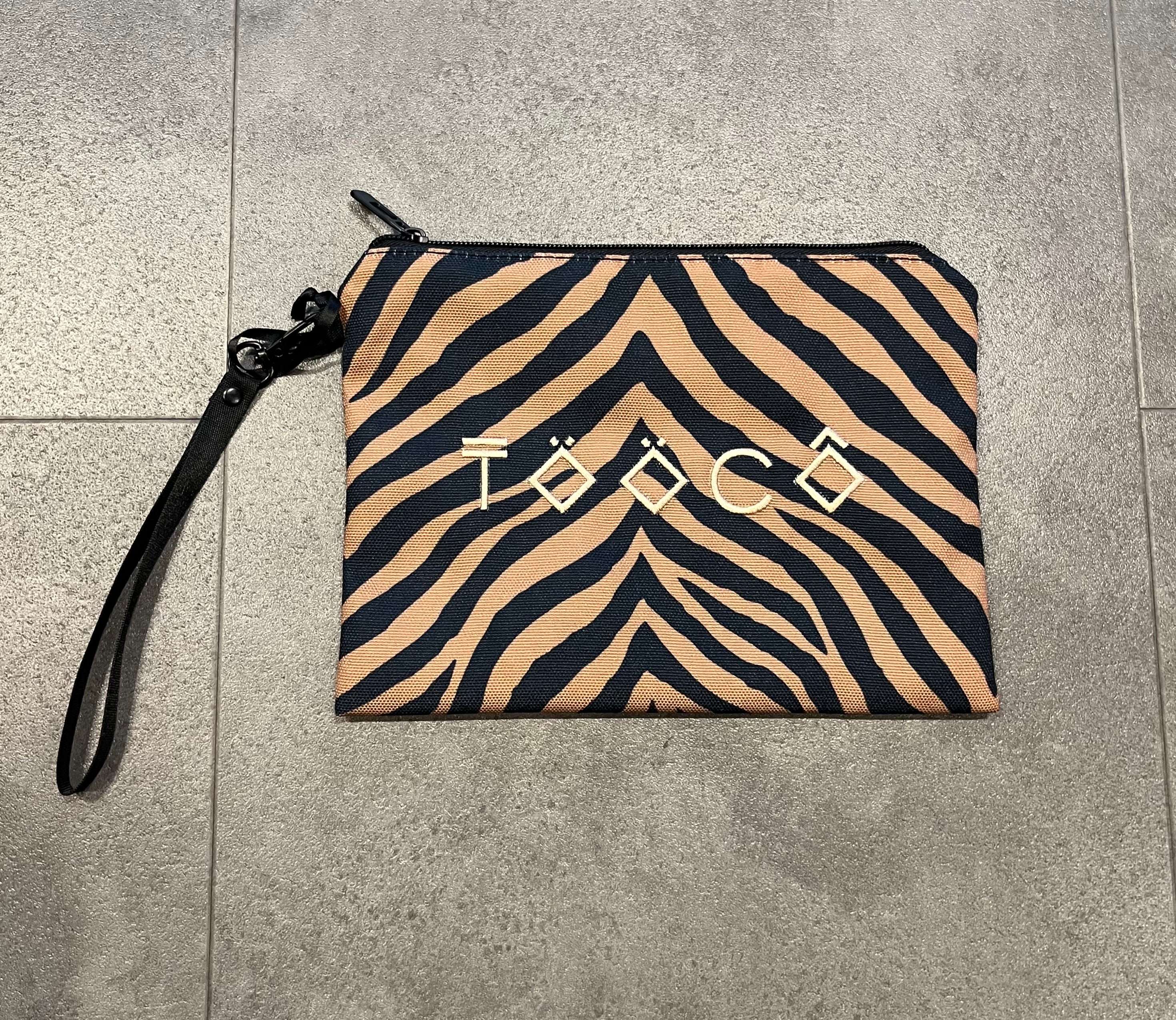 Pochette tooco zebrata