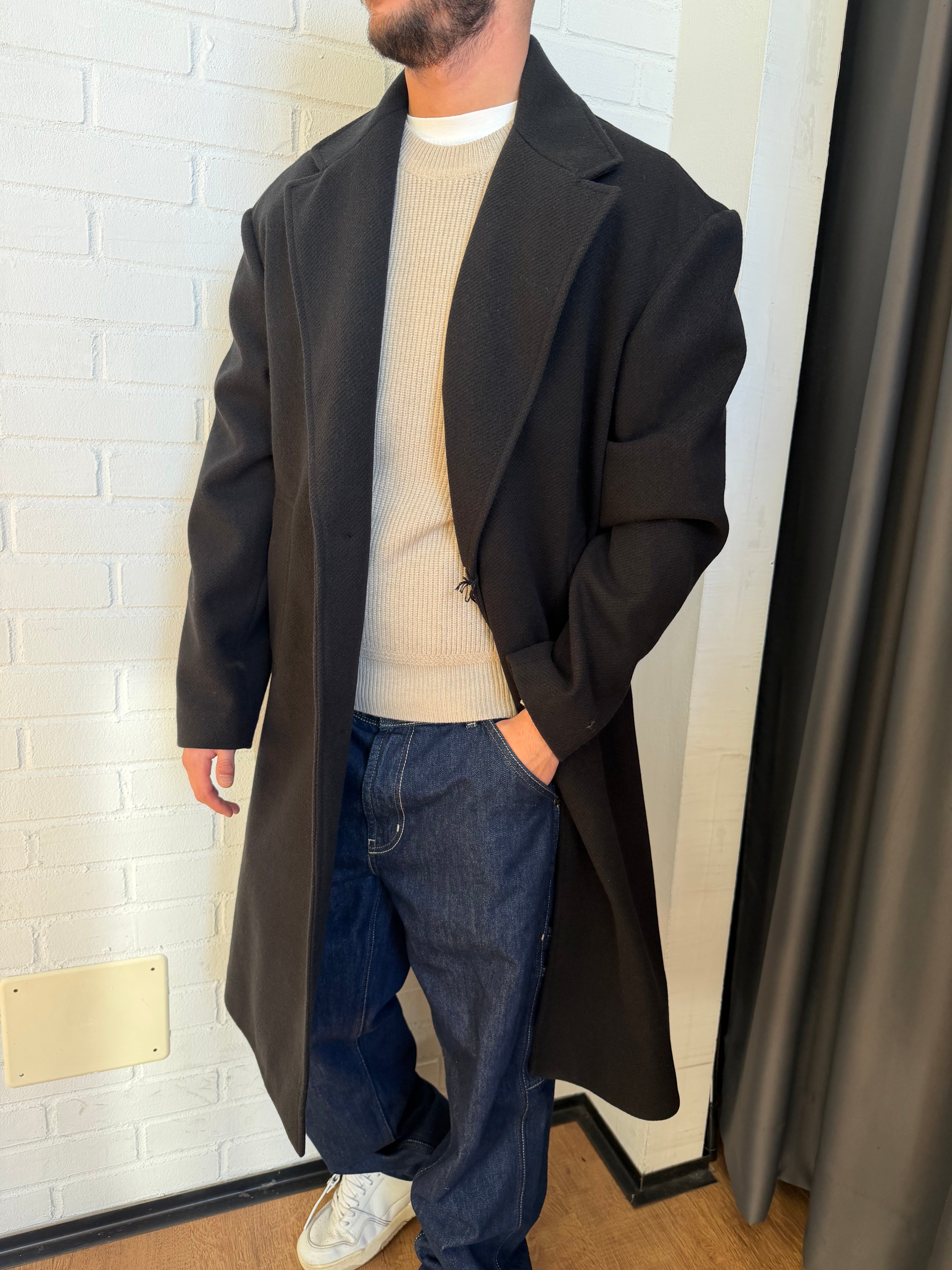 CAPPOTTO OVERSIZE IMPERIAL NERO