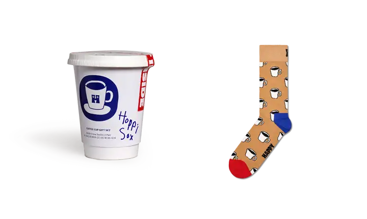 HAPPY SOCKS COFFE CUP GIFT SET 1PZ