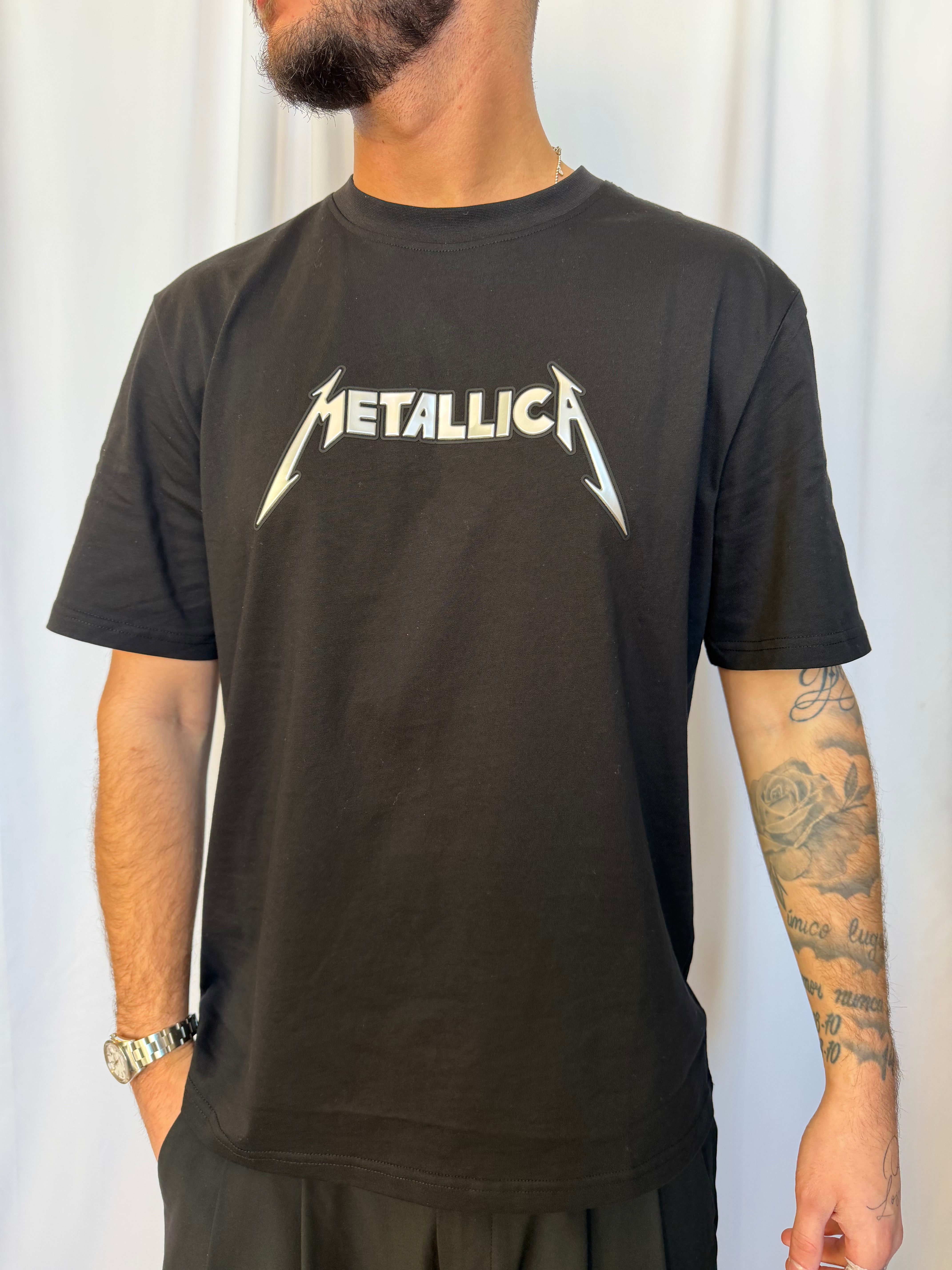 T-shirt Metallica nera