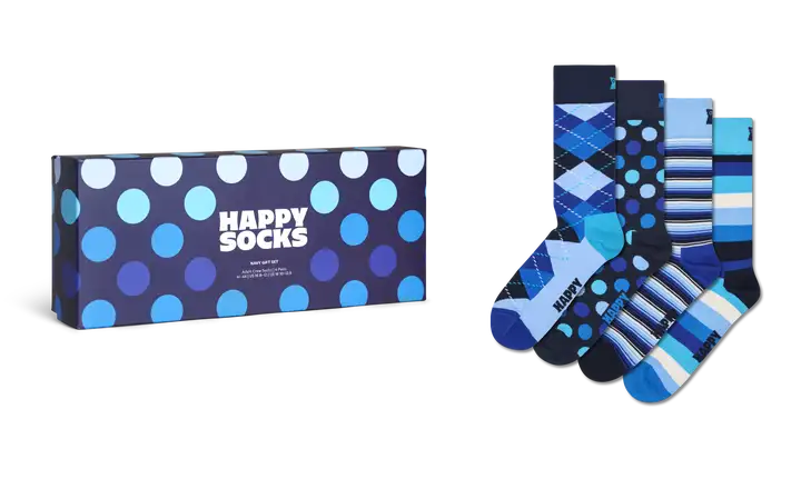 HAPPY SOCKS NAVY GIFT SET