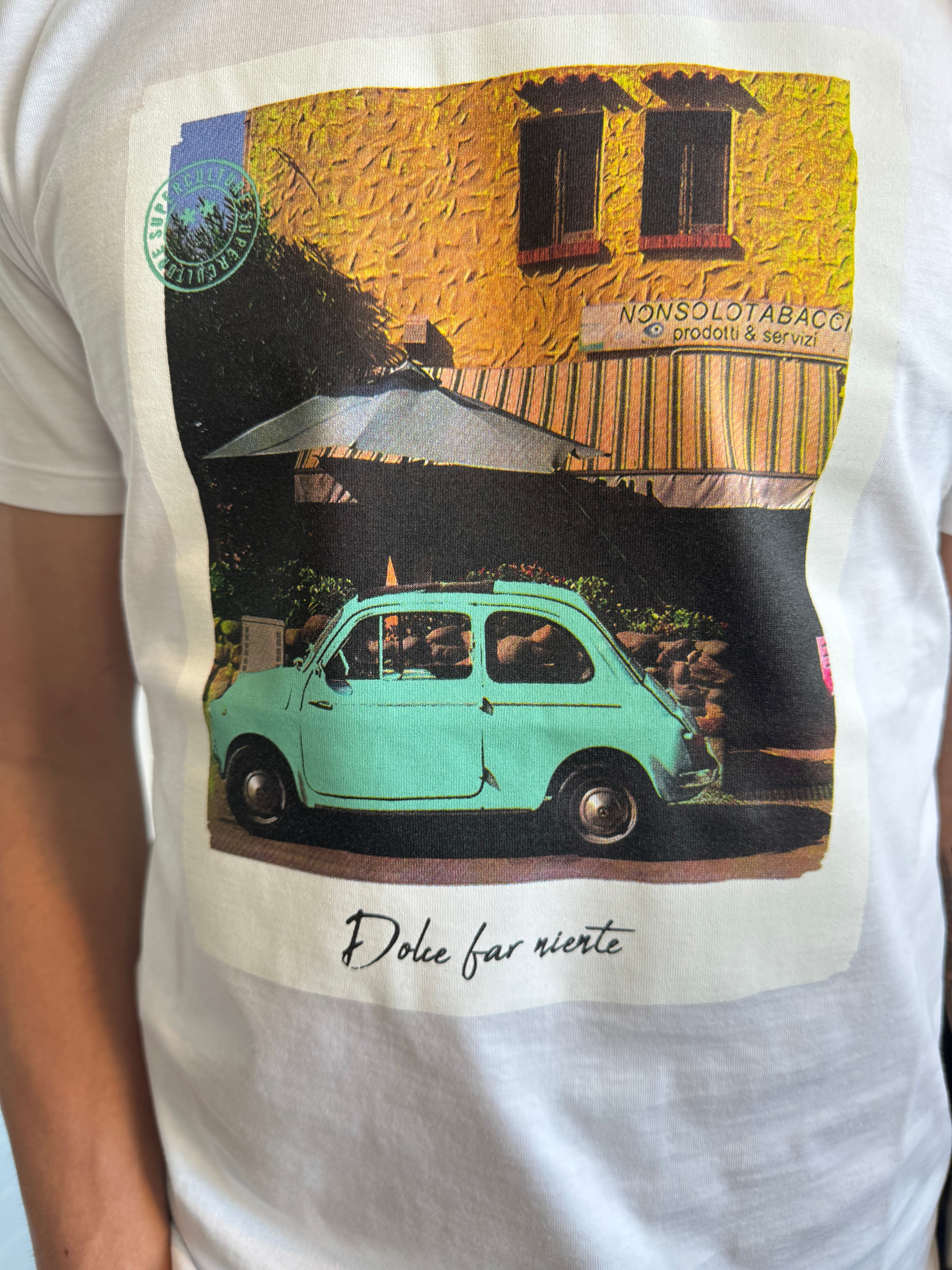 T-SHIRT VINTAGE "DOLCE VITA FAR NIENTE" SUPERCULTURE
