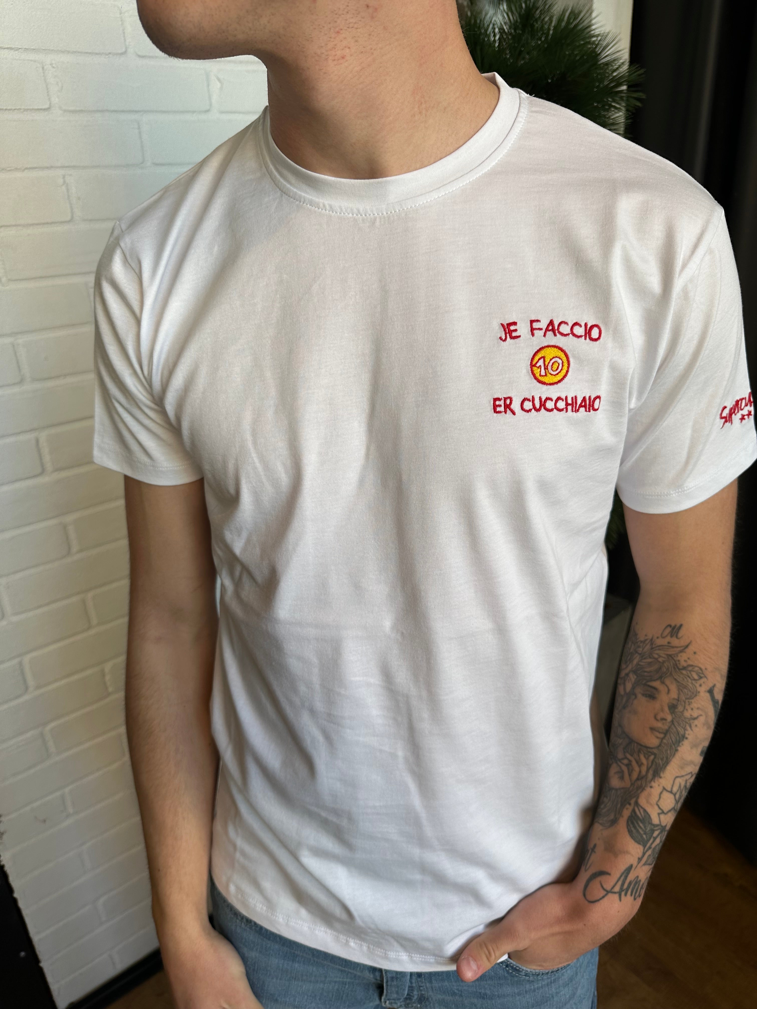T-SHIRT "JE FACCIO ER CUCCHIAIO" SUPERCULTURE