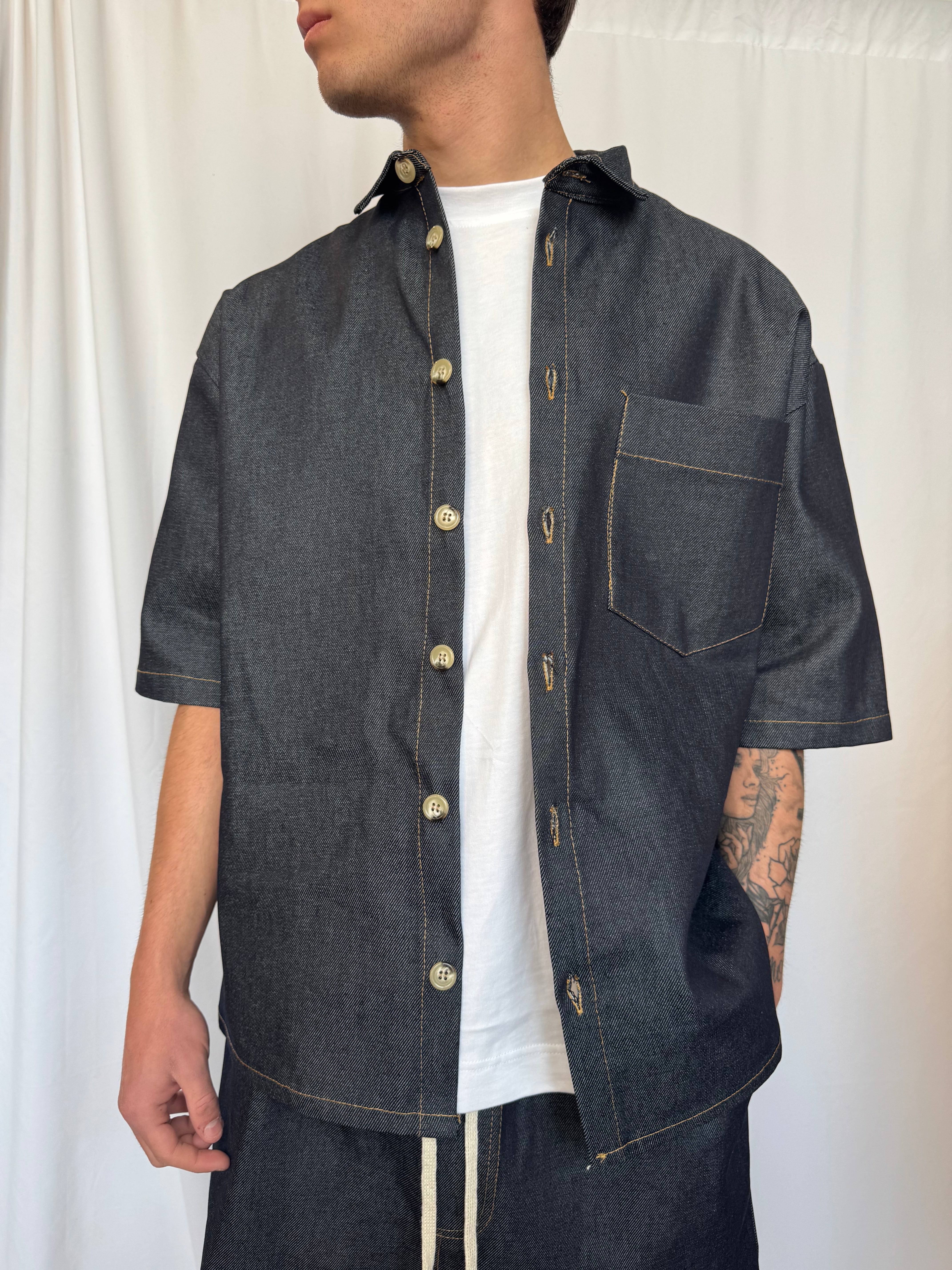 Camicia oversize in denim New Job