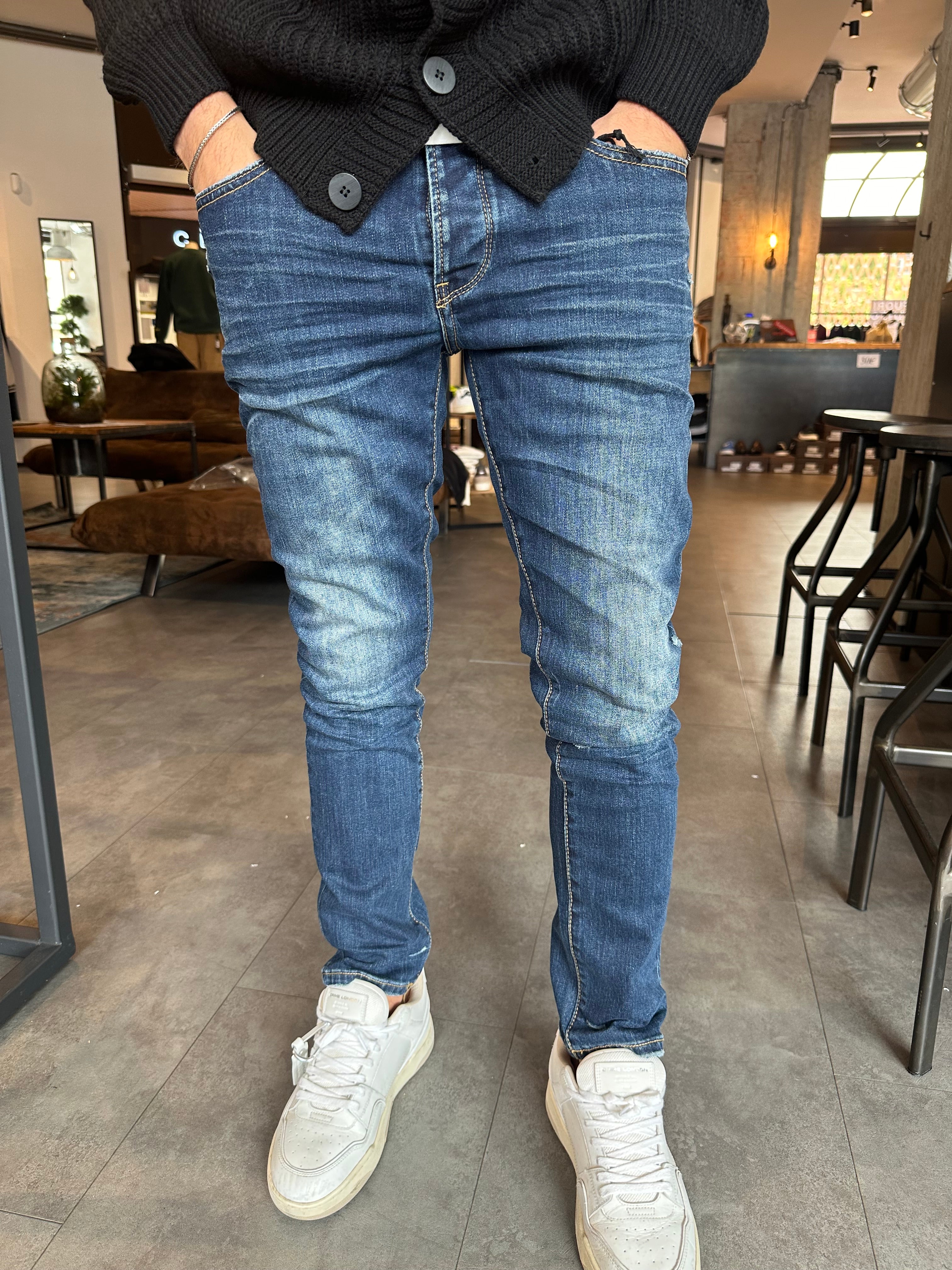 Jeans imperial senza strappi