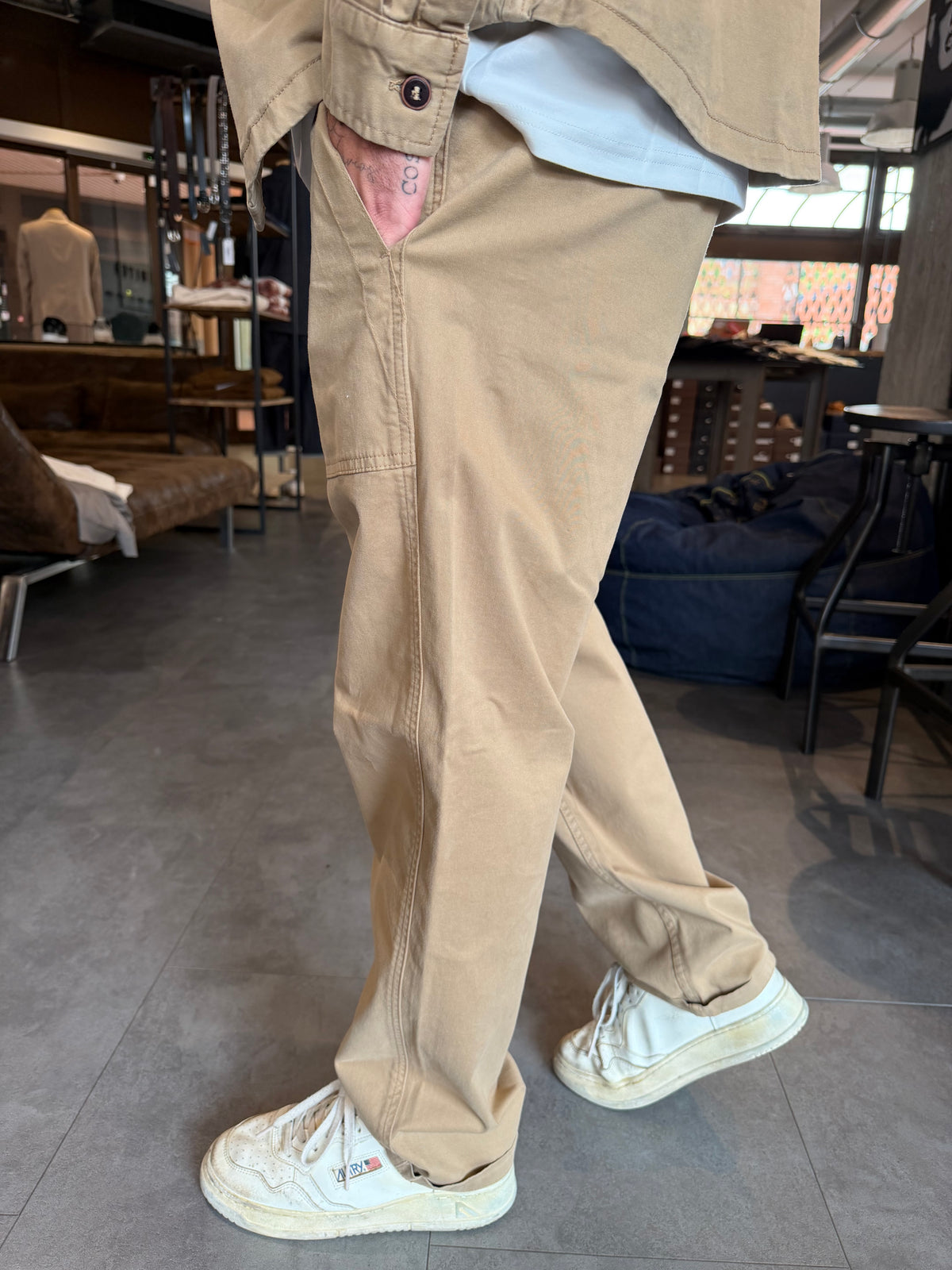Pantalone Fatigue in Gabardina Clark