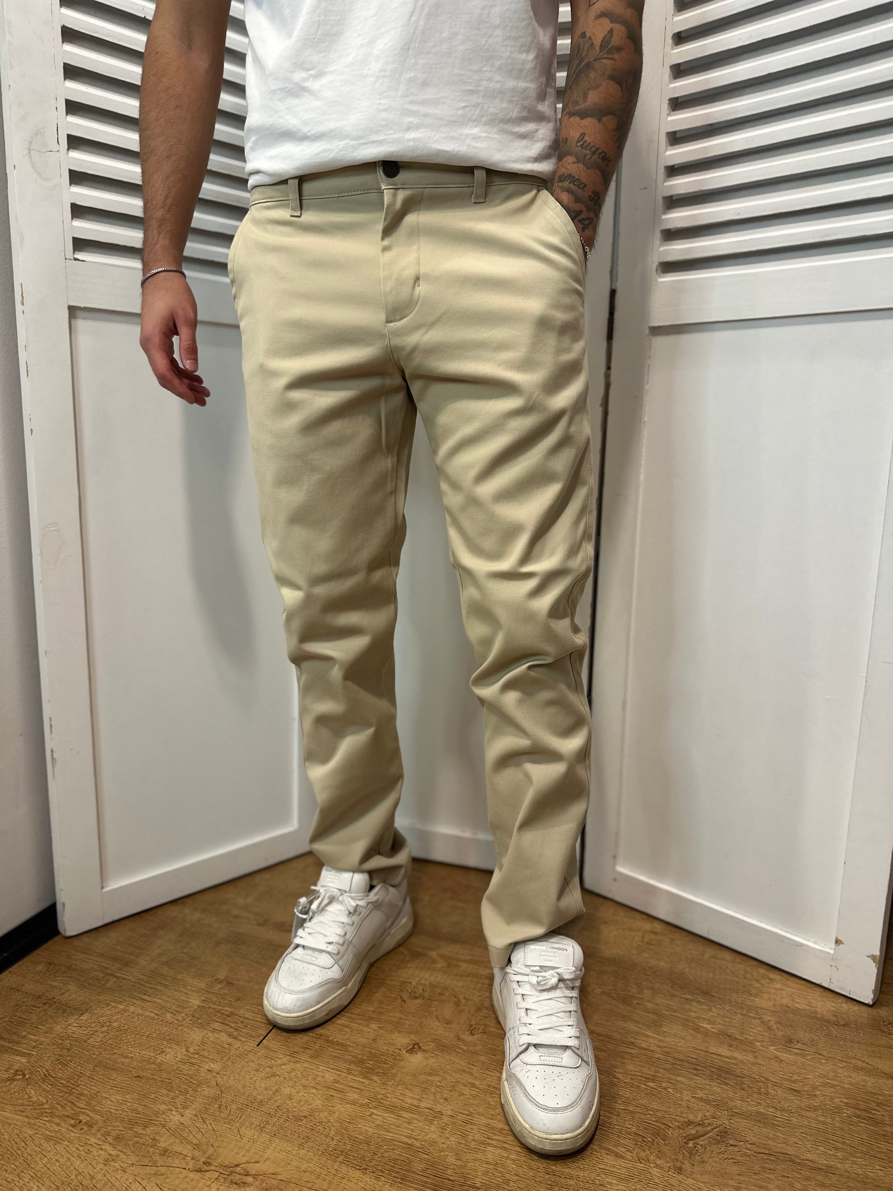 Chino regular pont denim