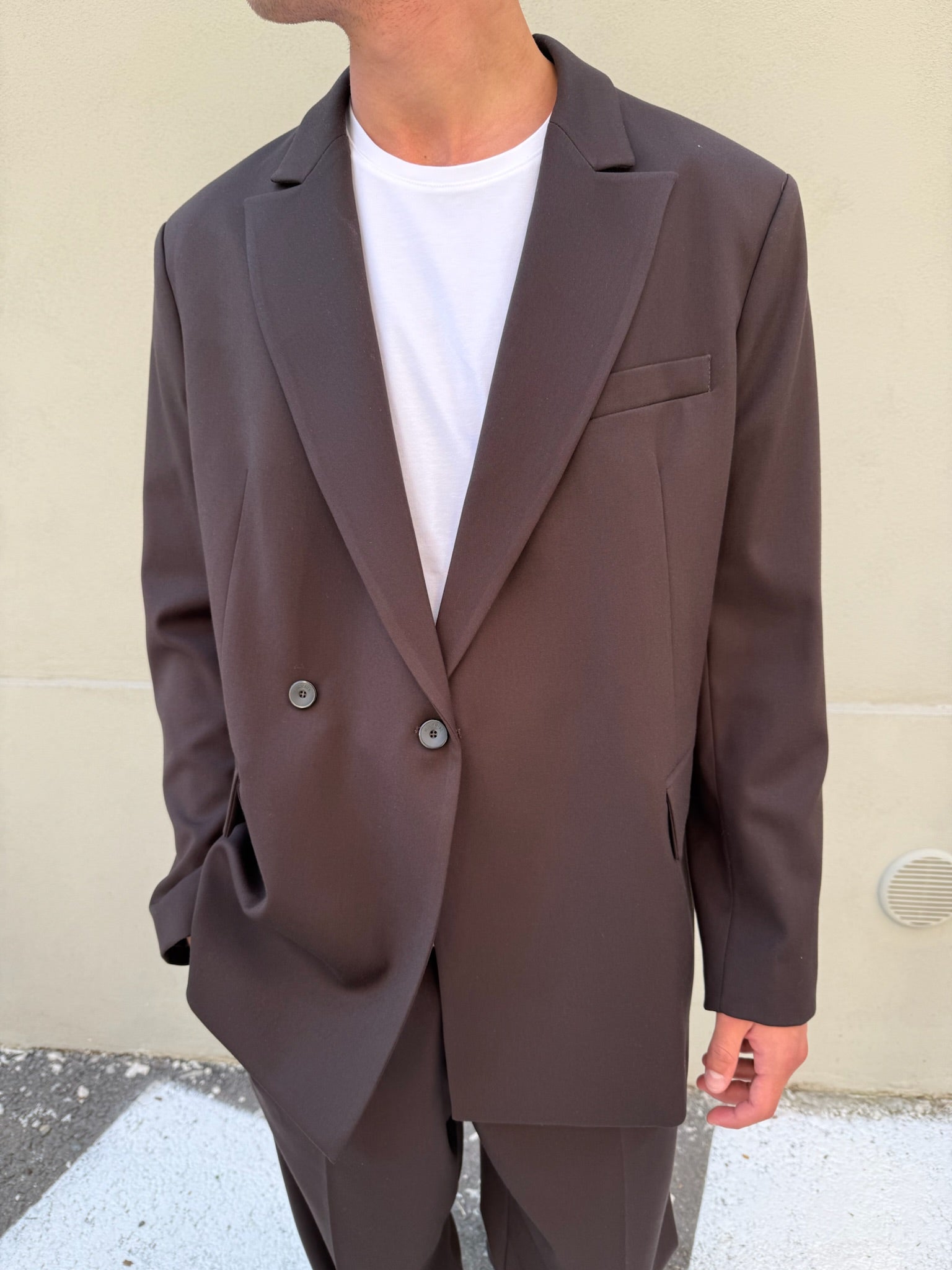 BLAZER OVER CIOCCOLATO IMPERIAL
