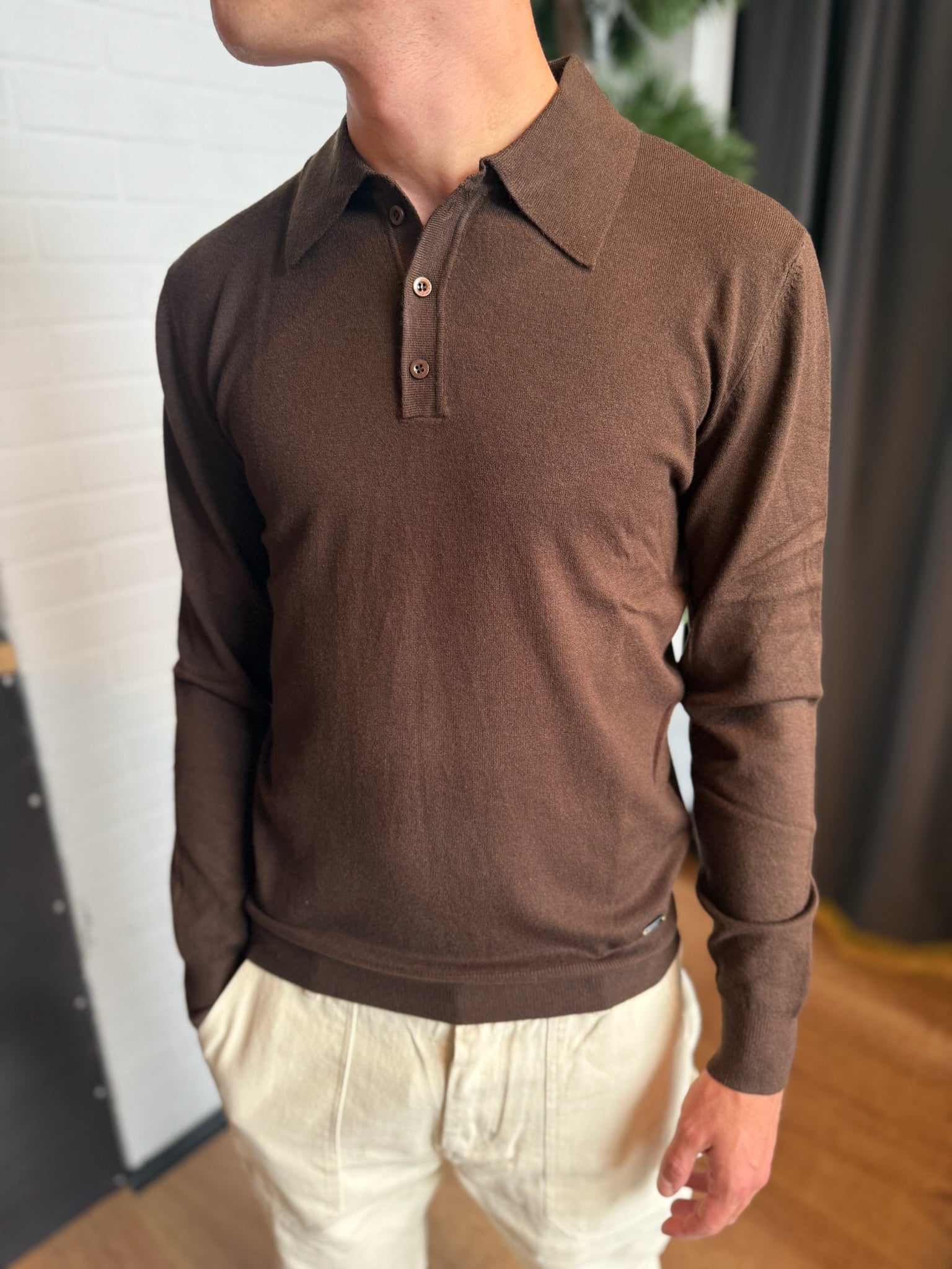 POLO A MANICHE LUNGHE GIANNI LUPO (COLORI)