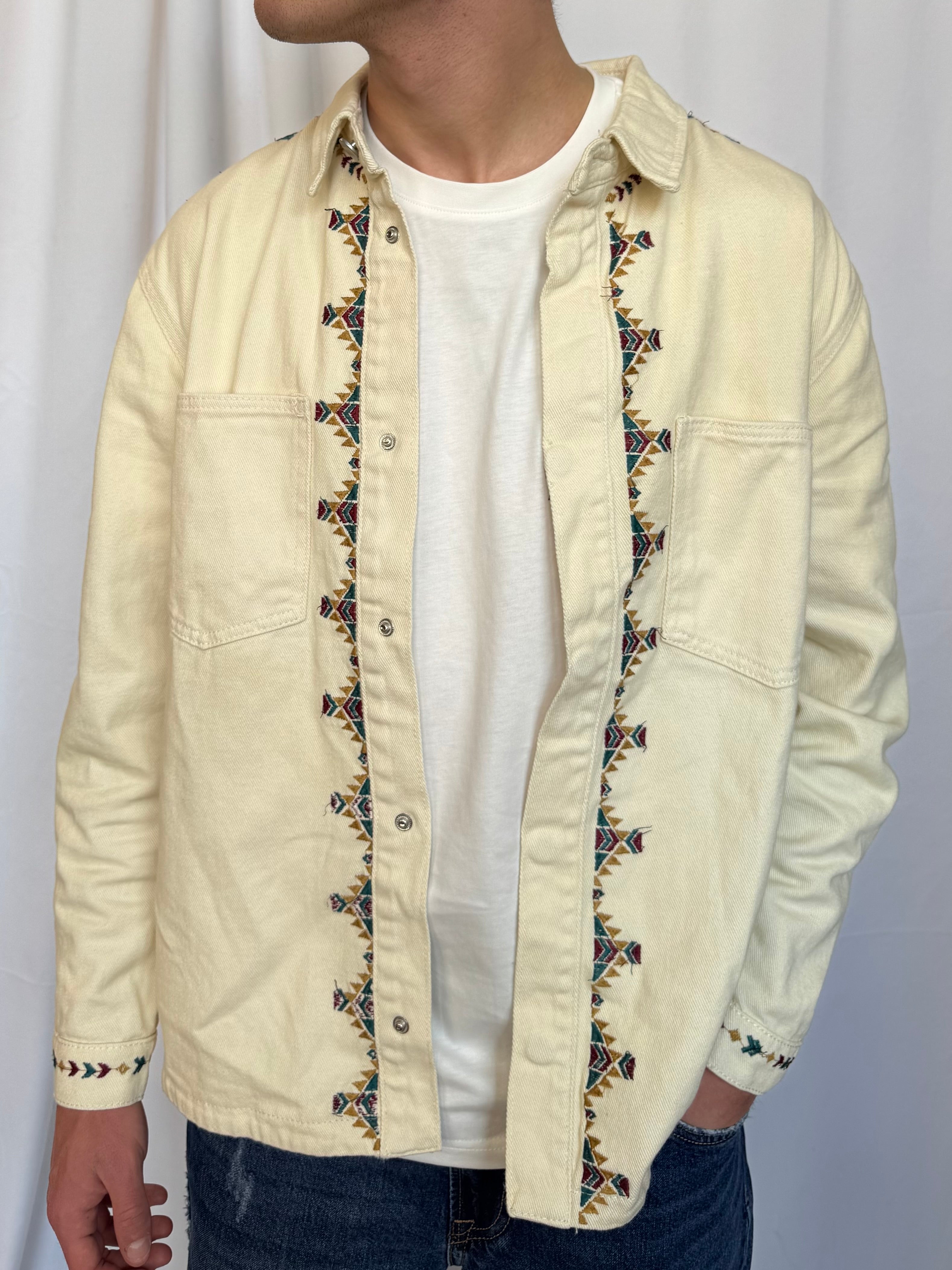 Over shirt denim color sabbia Imperial