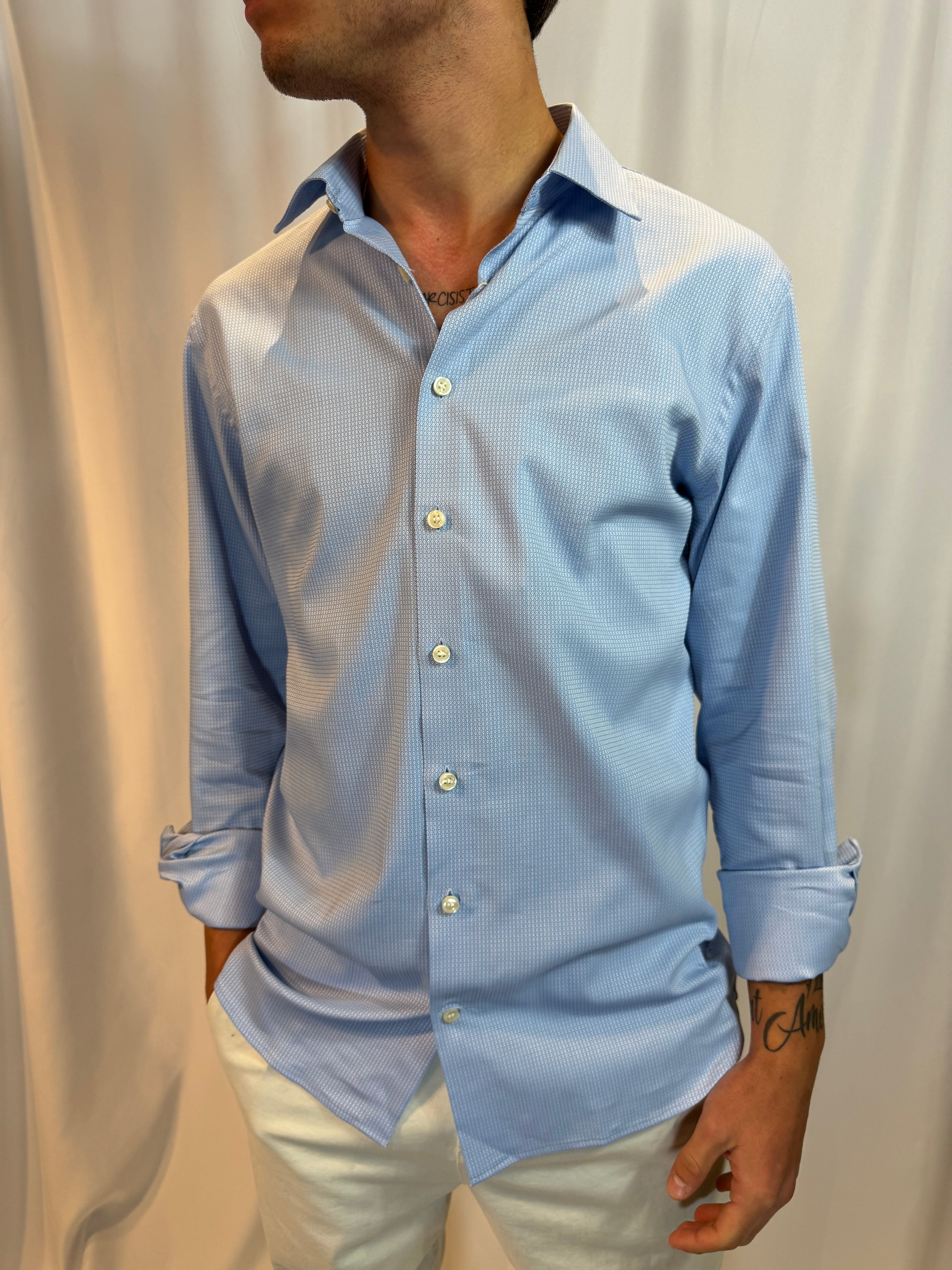 CAMICIA MICROFANTASIA SELECTED