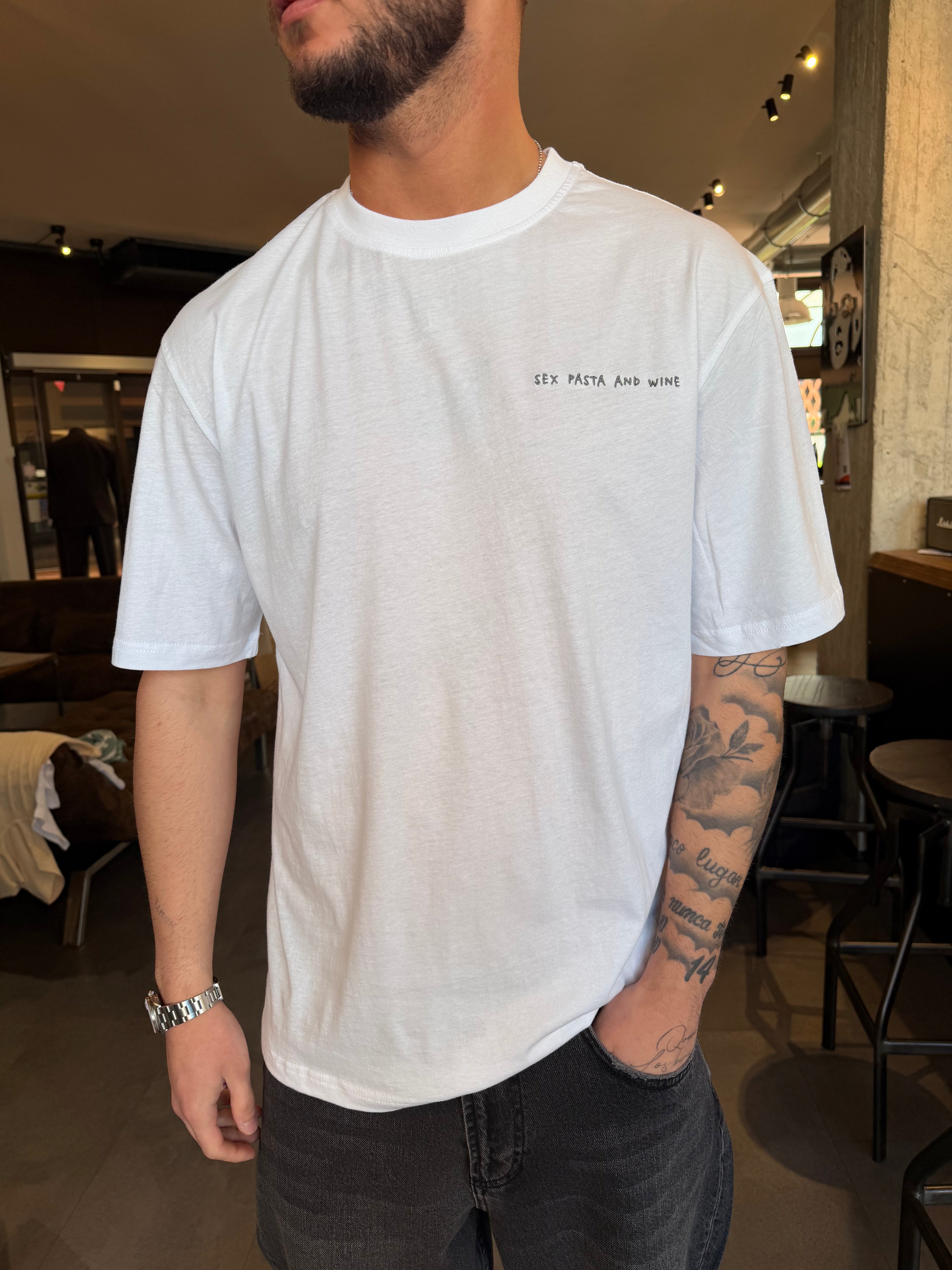 T-shirt Sex pasta and wine Tooco