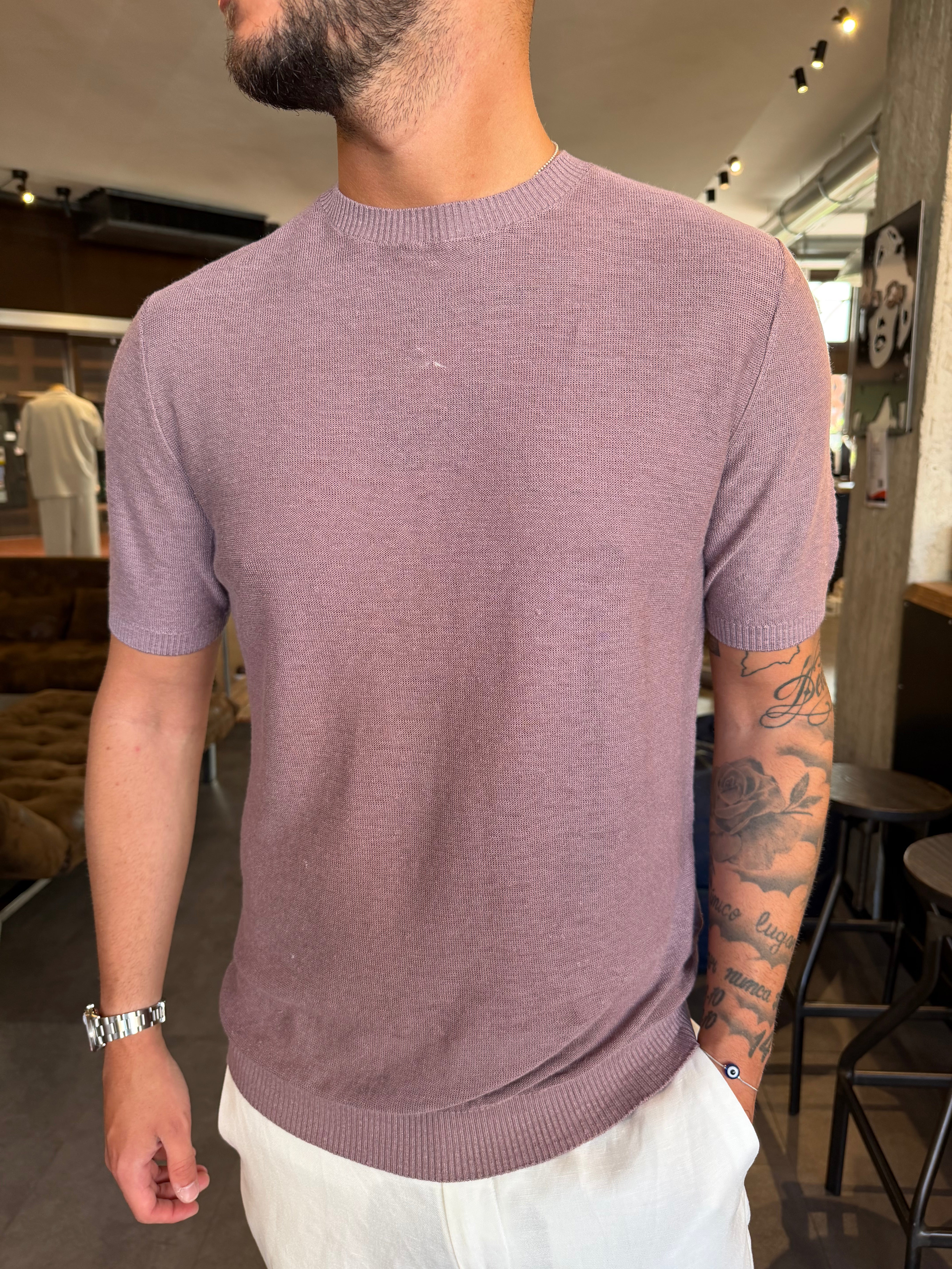 T-shirt linen blend morato